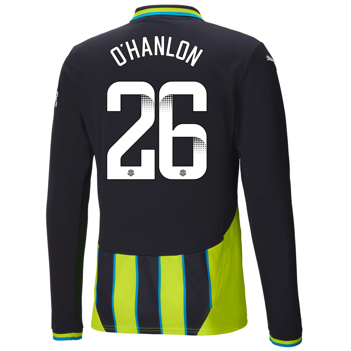 manchester city authentic away jersey newnavy 202425 long sleeve with ohanlon 26 printing | Offizieller Manchester City Store