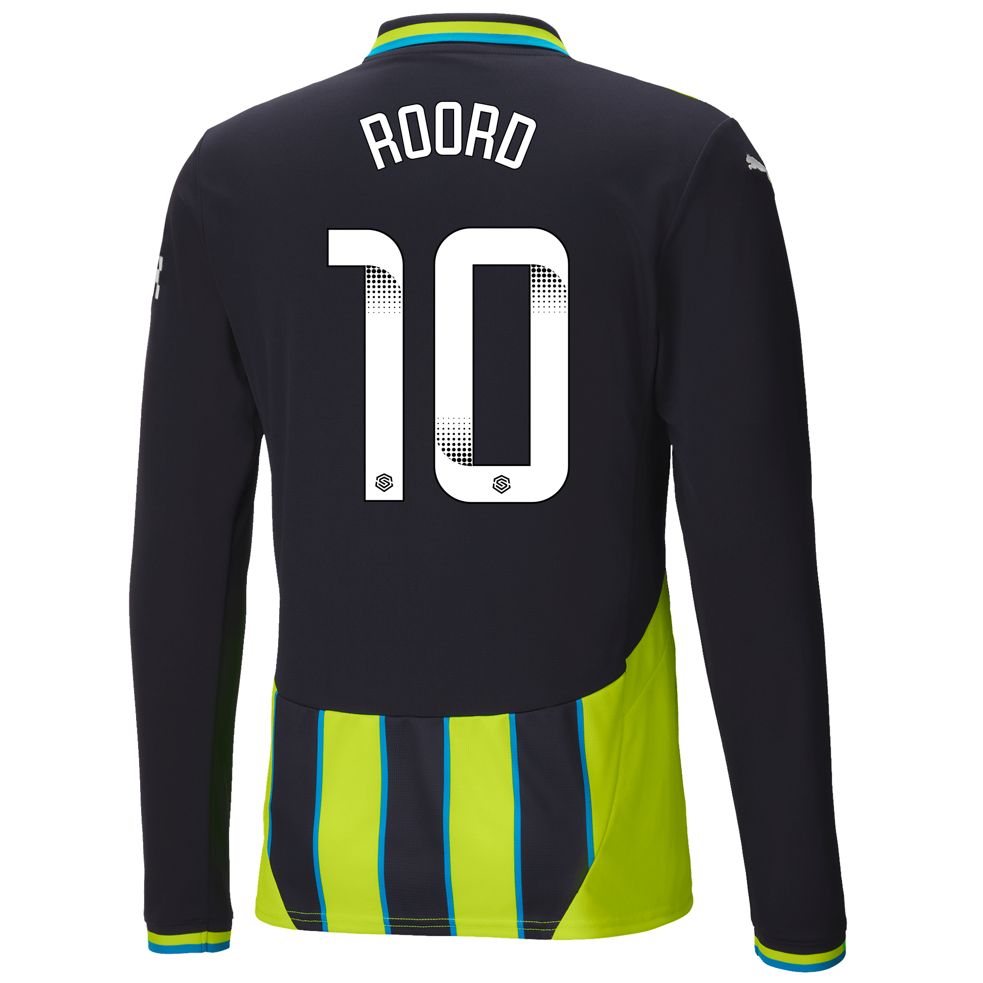 manchester city authentic away jersey newnavy 202425 long sleeve with roord 10 printing | Offizieller Manchester City Store