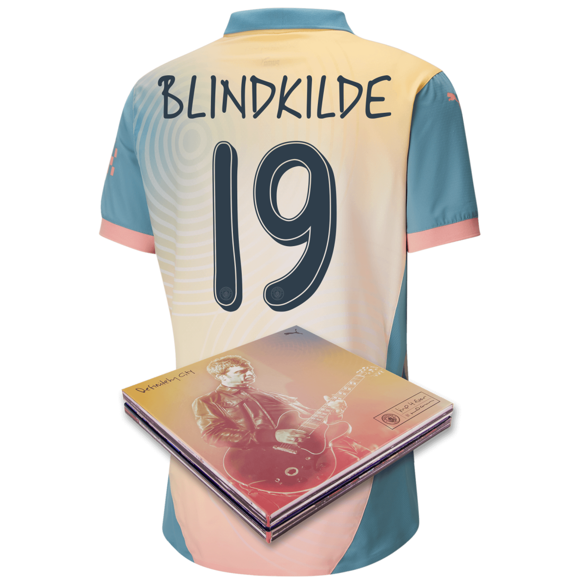 manchester city authentic definitely city jersey pink 202425 with blindkilde 19 printing in collectors box | Offizieller Manchester City Store
