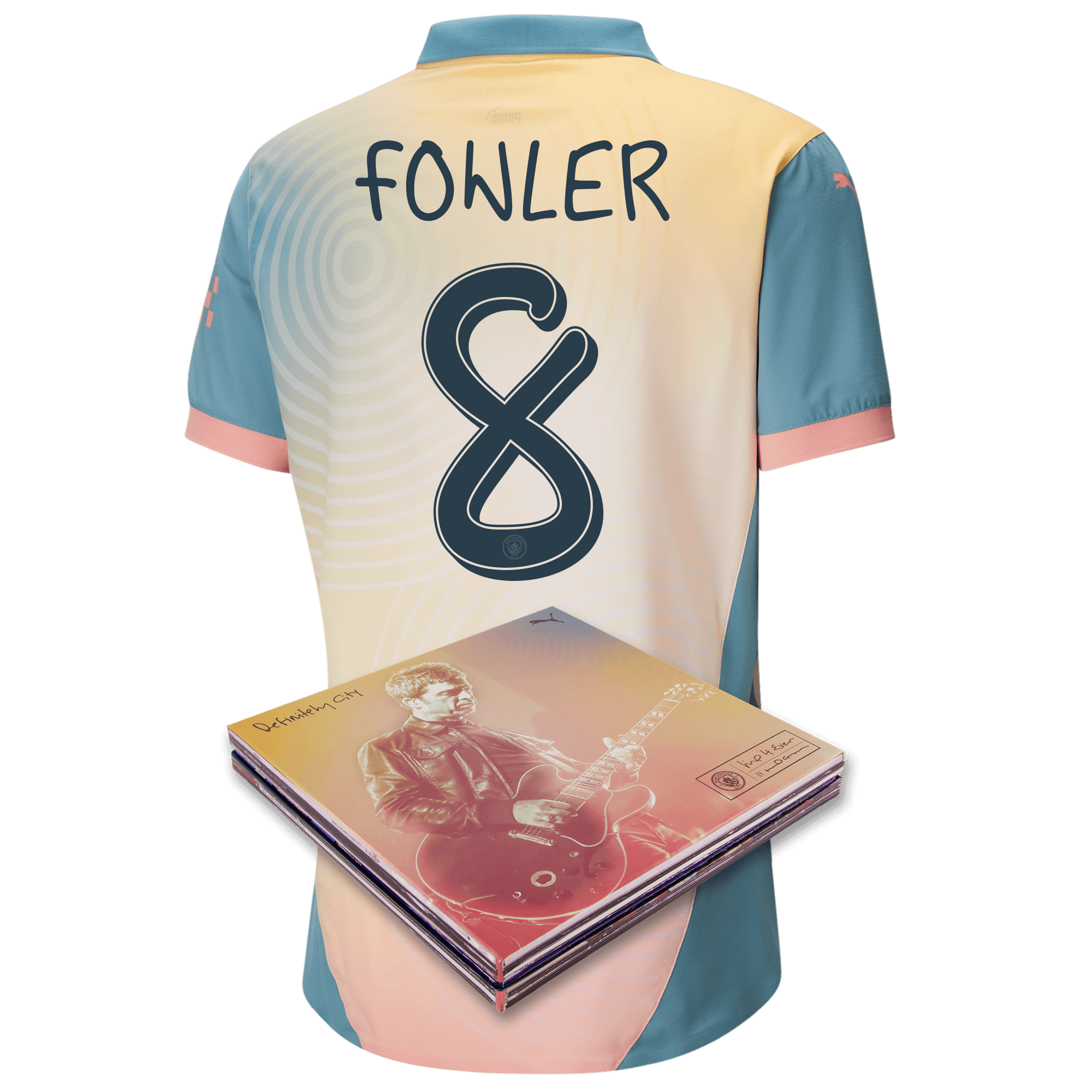 manchester city authentic definitely city jersey pink 202425 with fowler 8 printing in collectors box | Offizieller Manchester City Store