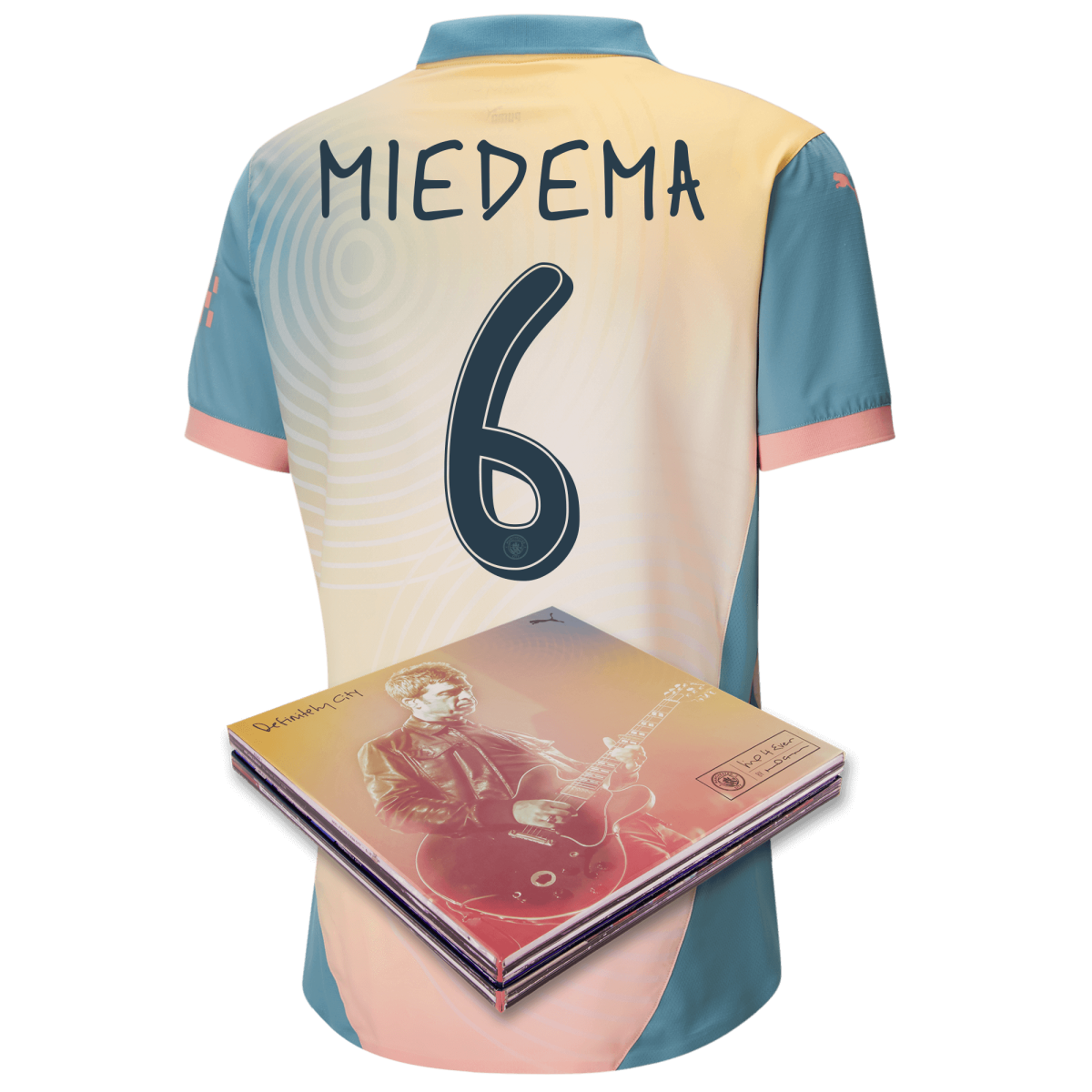 manchester city authentic definitely city jersey pink 202425 with miedema 6 printing | Offizieller Manchester City Store