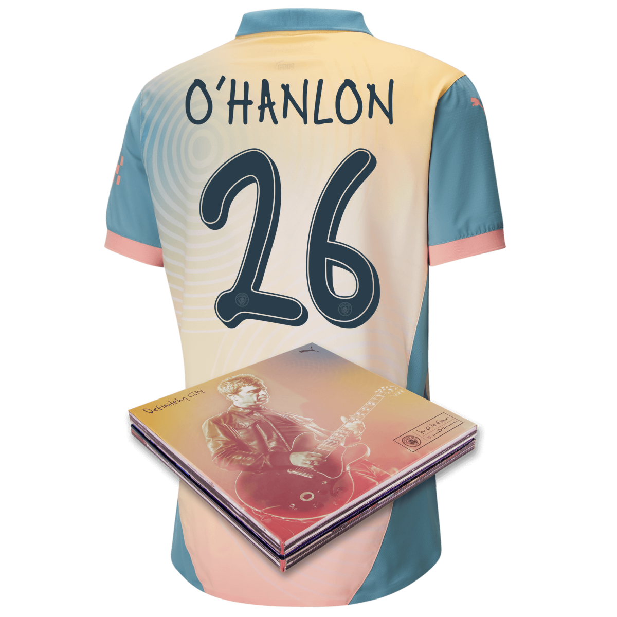 manchester city authentic definitely city jersey pink 202425 with ohanlon 26 printing in collectors box | Offizieller Manchester City Store