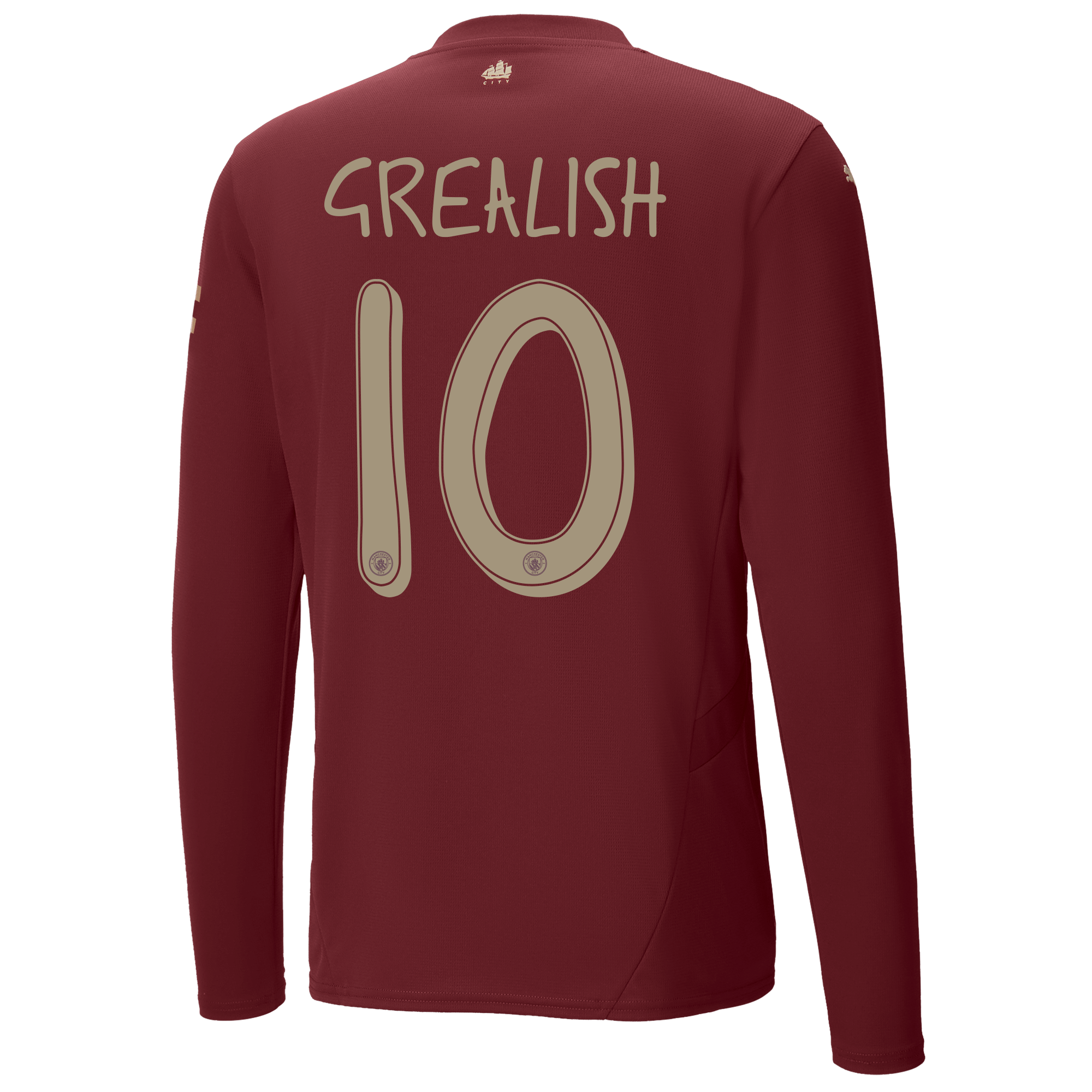 manchester city authentic third jersey 202425 long sleeve with grealish 10 printing | Offizieller Manchester City Store