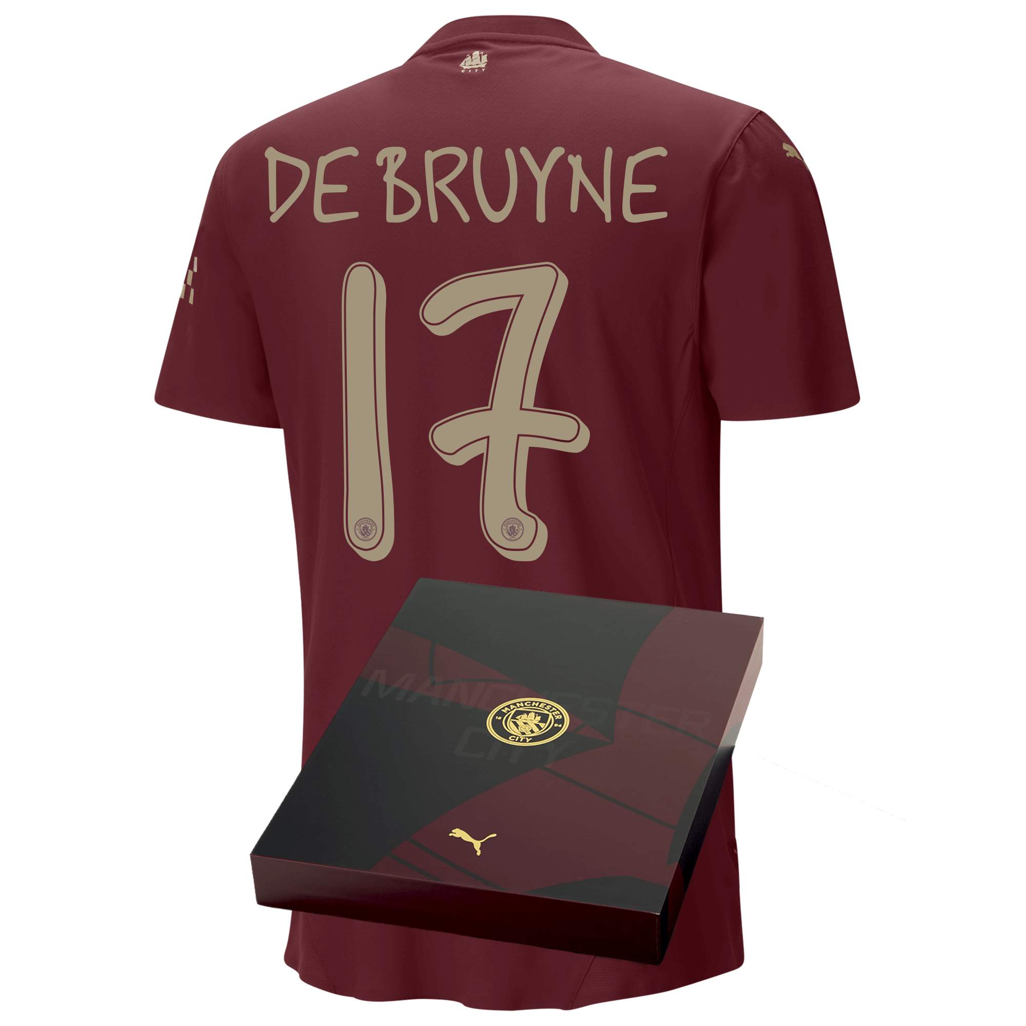 manchester city authentic third jersey 202425 with de bruyne 17 printing in gift box | Offizieller Manchester City Store