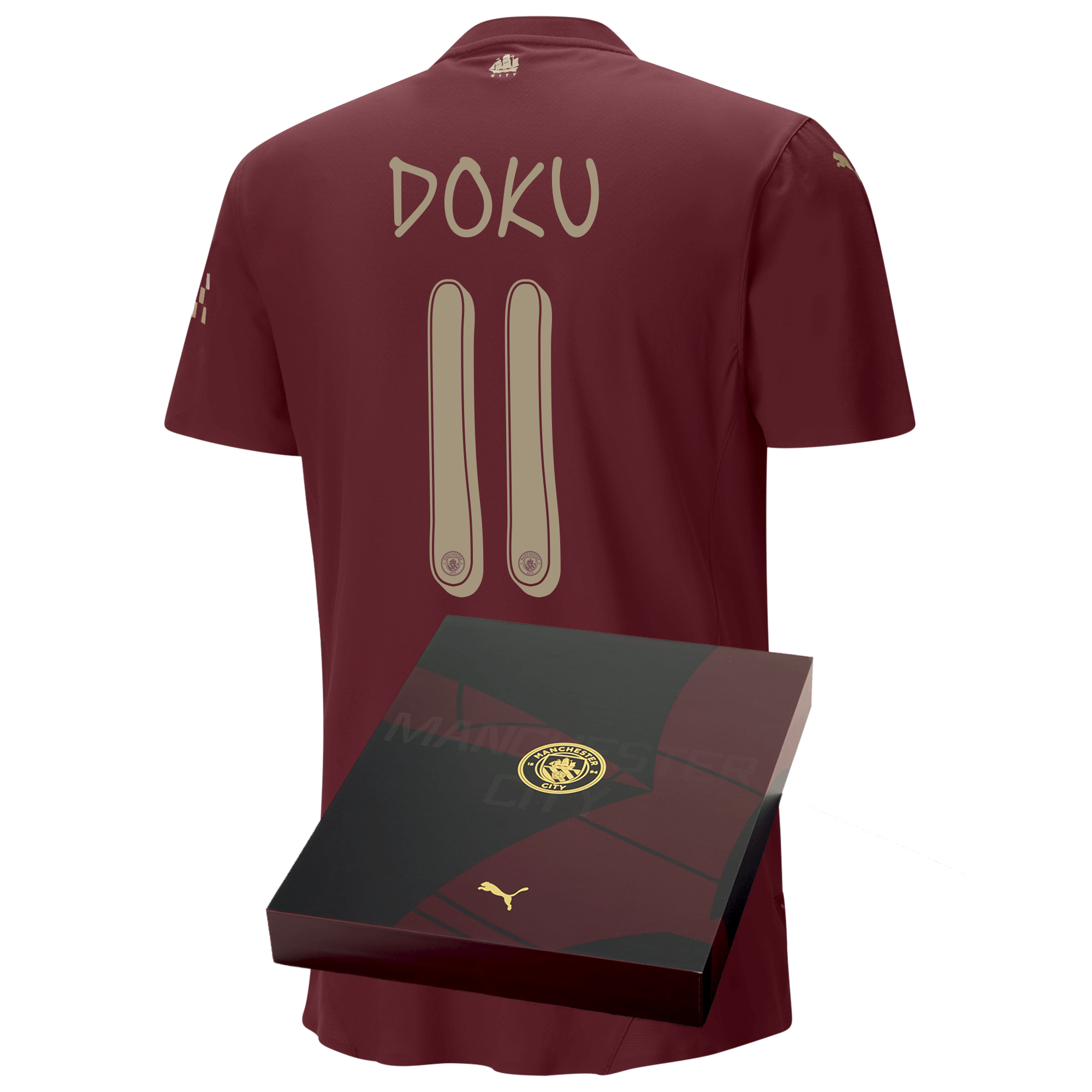 manchester city authentic third jersey 202425 with doku 11 printing in gift box | Offizieller Manchester City Store