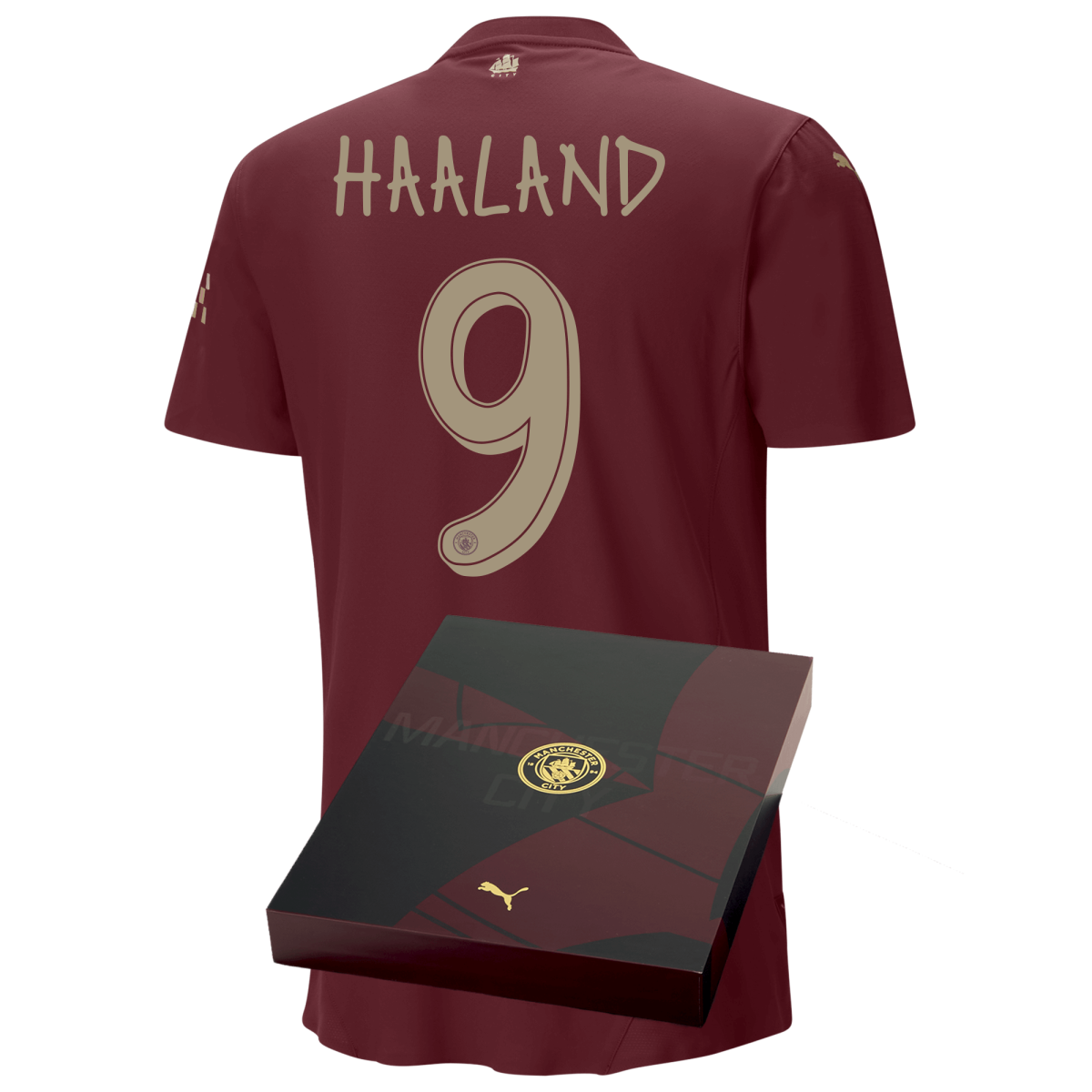 manchester city authentic third jersey 202425 with haaland 9 printing in gift box | Offizieller Manchester City Store