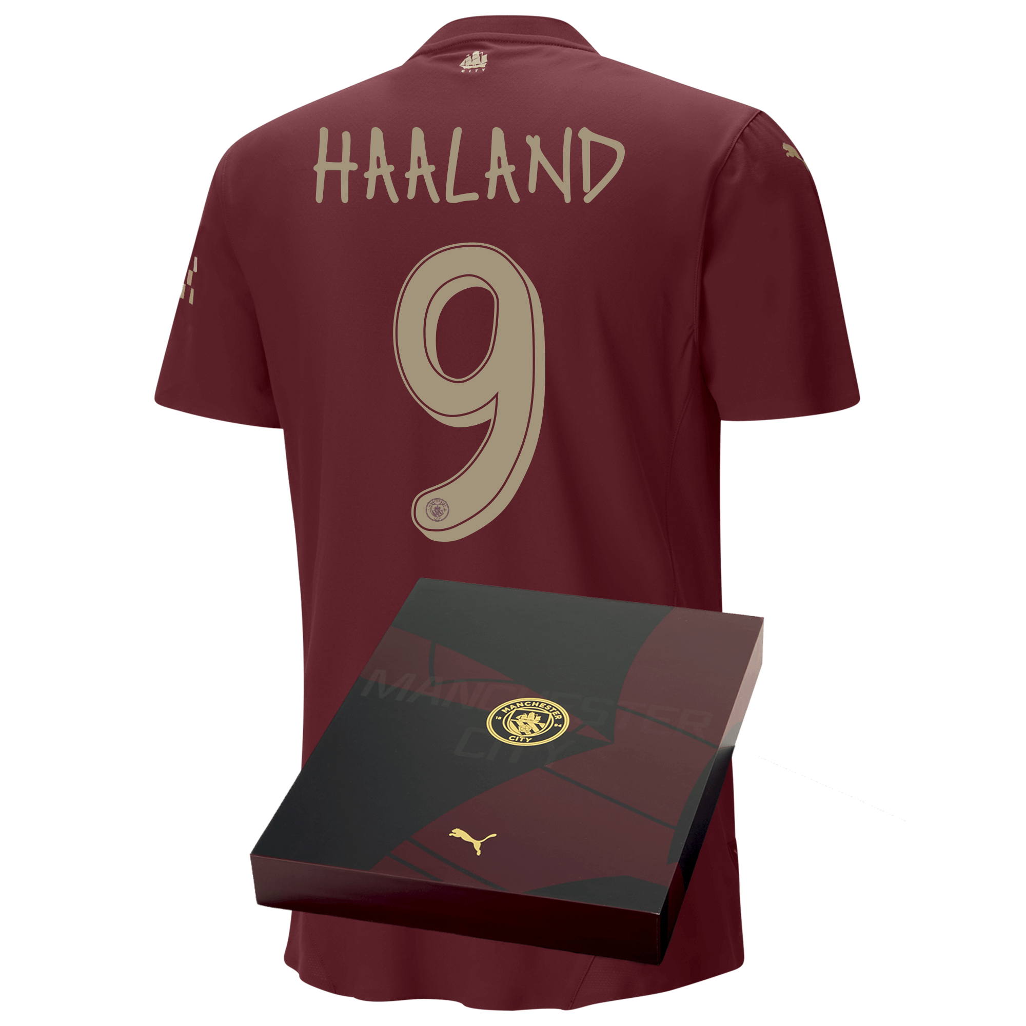 manchester city authentic third jersey 202425 with haaland 9 printing in gift box | Offizieller Manchester City Store