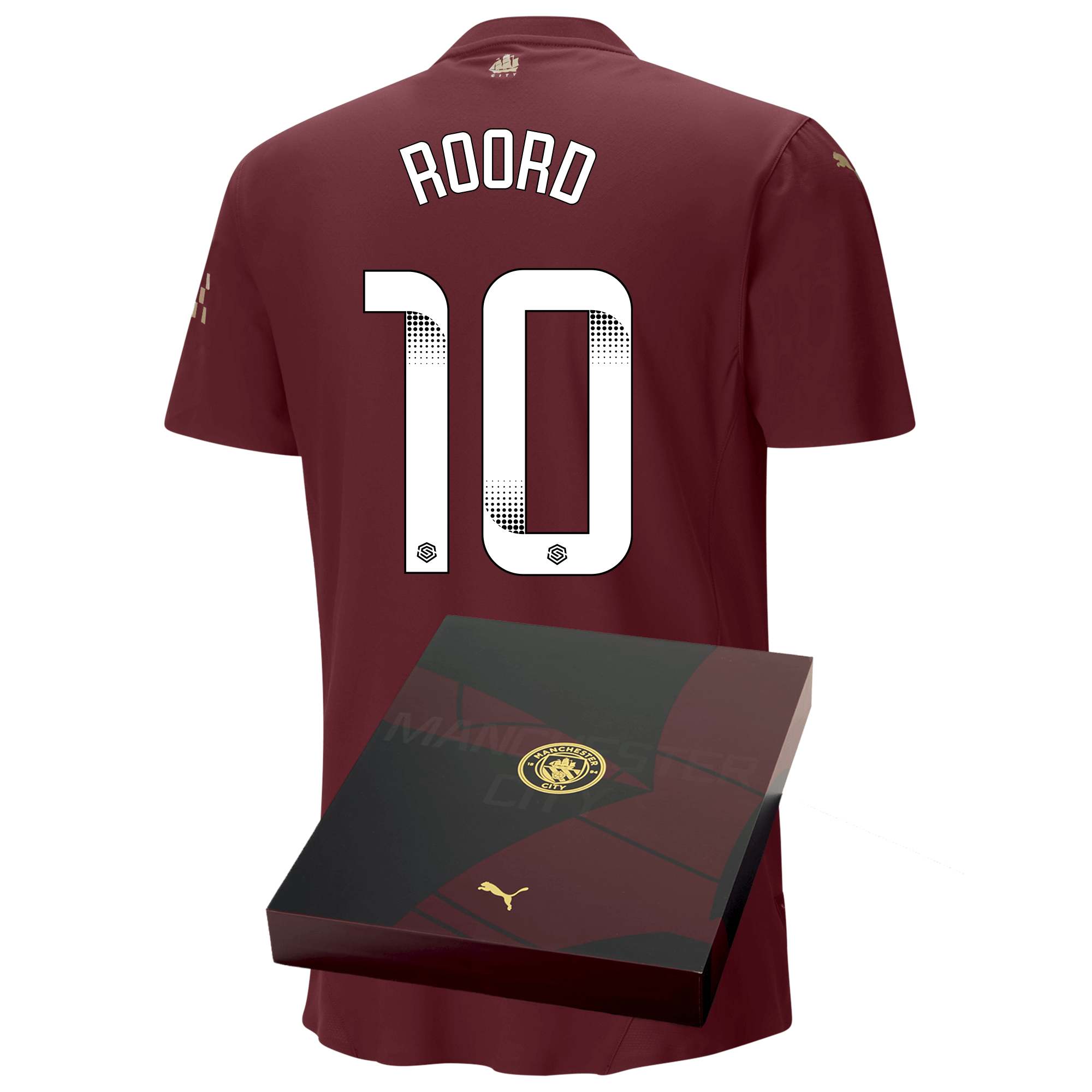 manchester city authentic third jersey burgundy 202425 with roord 10 printing | Offizieller Manchester City Store