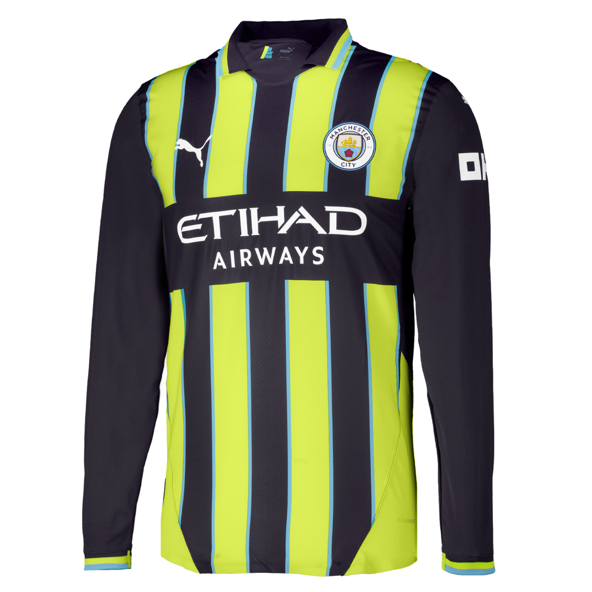 manchester city authentisches auswärtslangarmtrikot 202425 | Offizieller Manchester City Store
