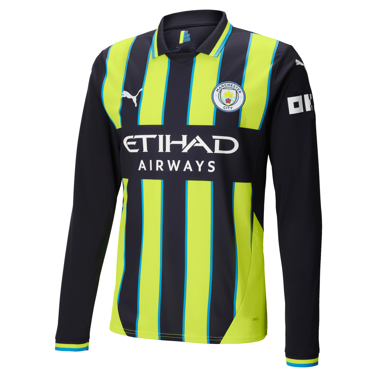 manchester city away jersey 202425 long sleeve with custom printing | Offizieller Manchester City Store