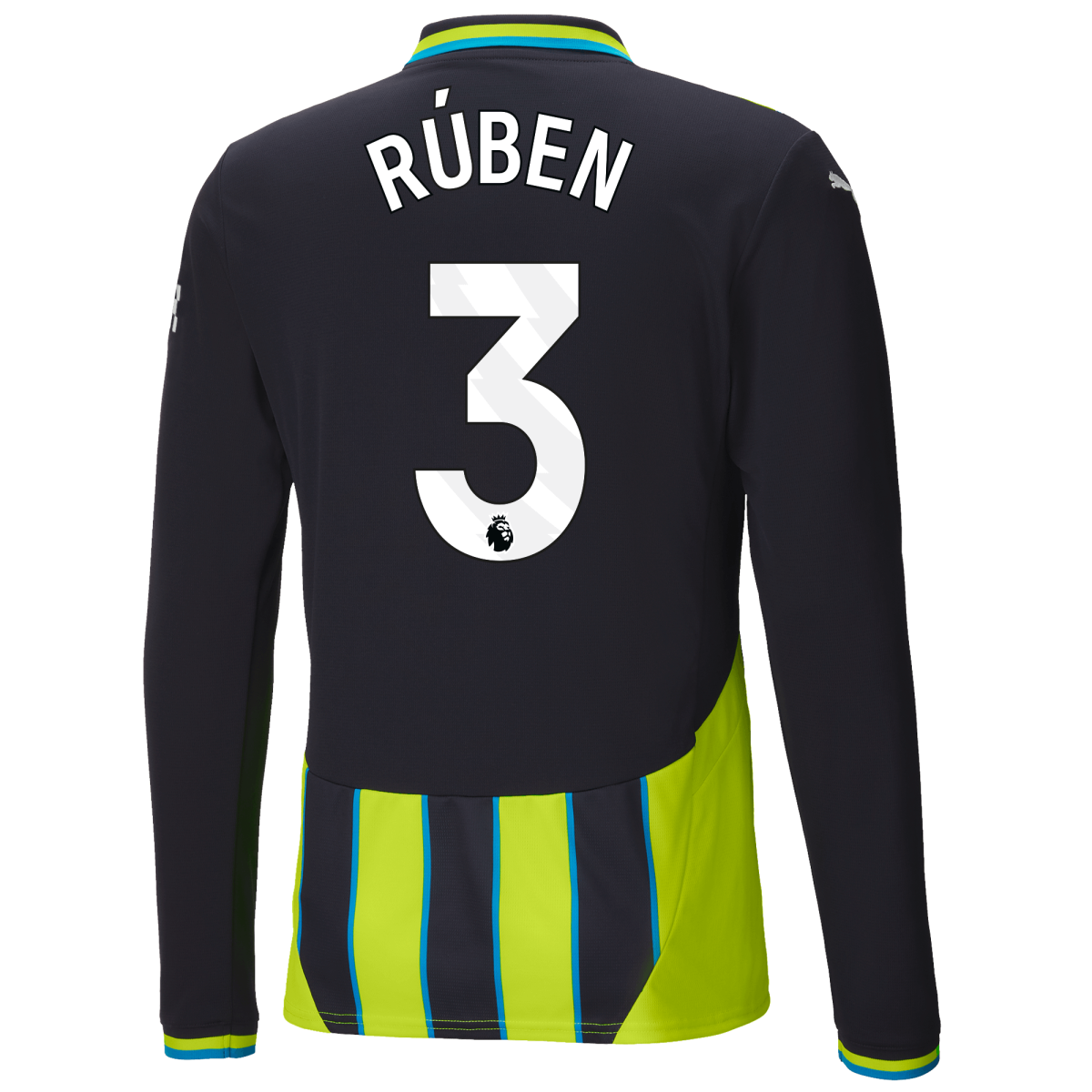 manchester city away jersey 202425 long sleeve with rÚben 3 printing | Offizieller Manchester City Store