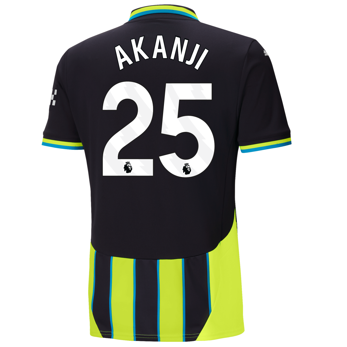manchester city away jersey 202425 with akanji 25 printing | Offizieller Manchester City Store