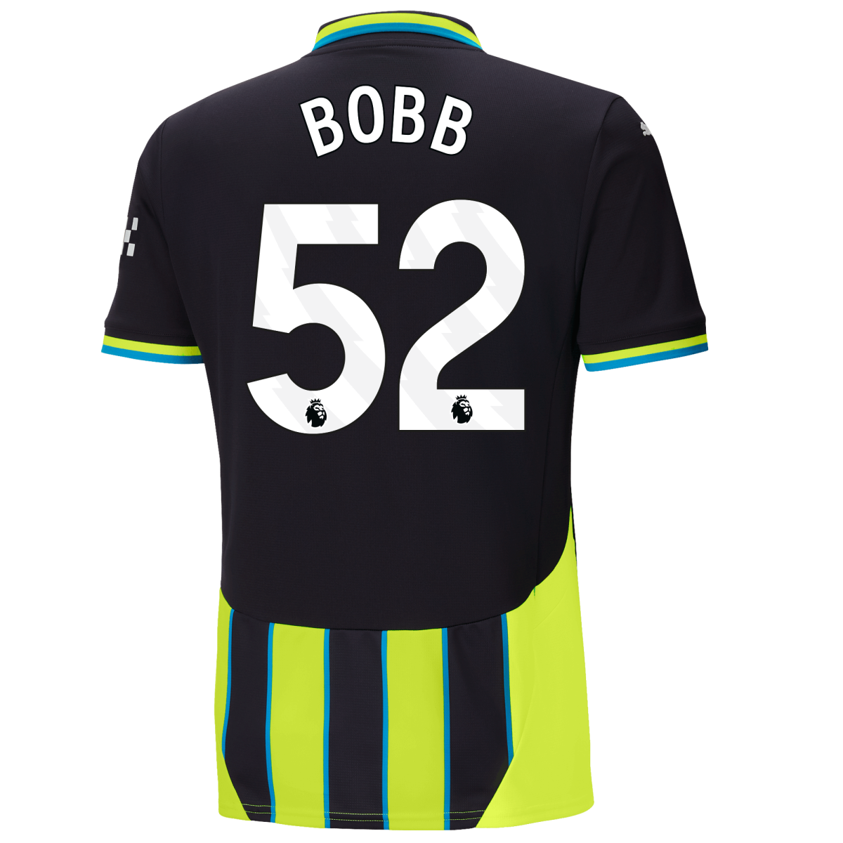 manchester city away jersey 202425 with bobb 52 printing | Offizieller Manchester City Store