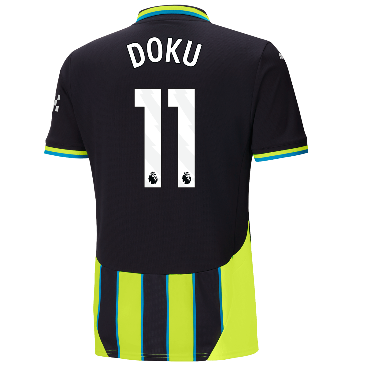 manchester city away jersey 202425 with doku 11 printing | Offizieller Manchester City Store