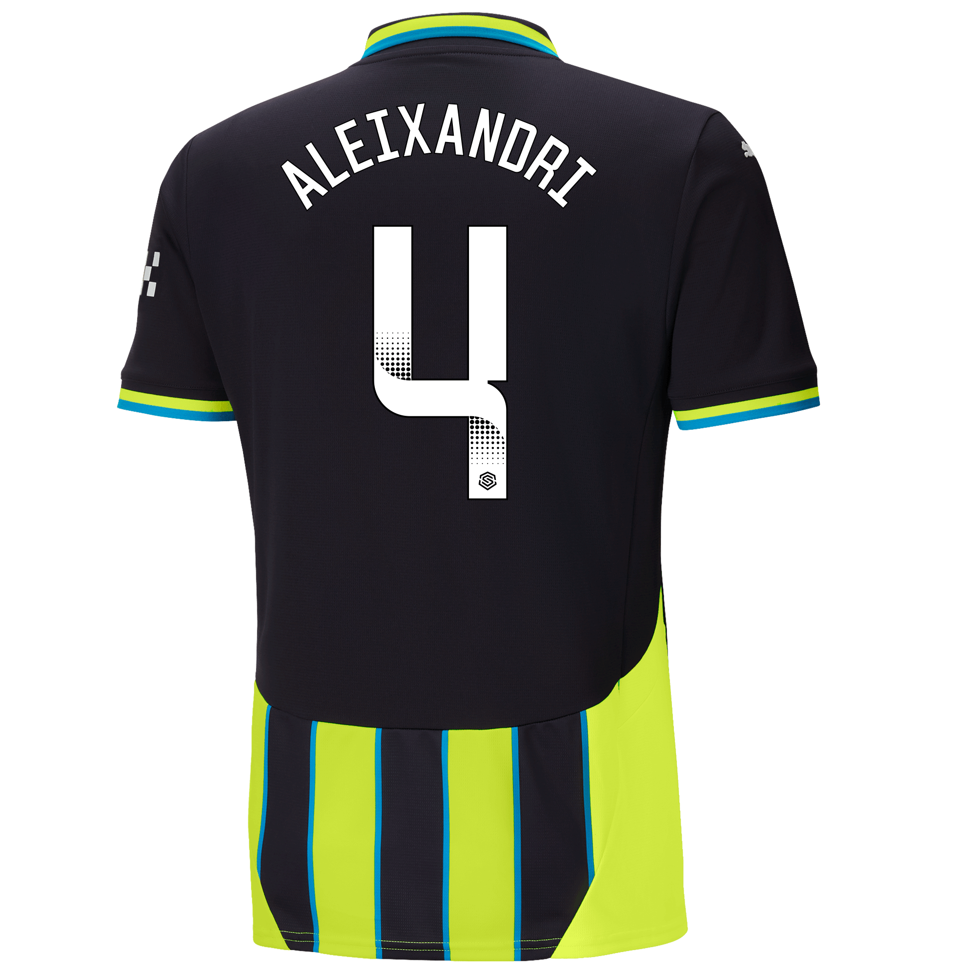 manchester city away jersey newnavy 202425 with aleixandri 4 printing | Offizieller Manchester City Store