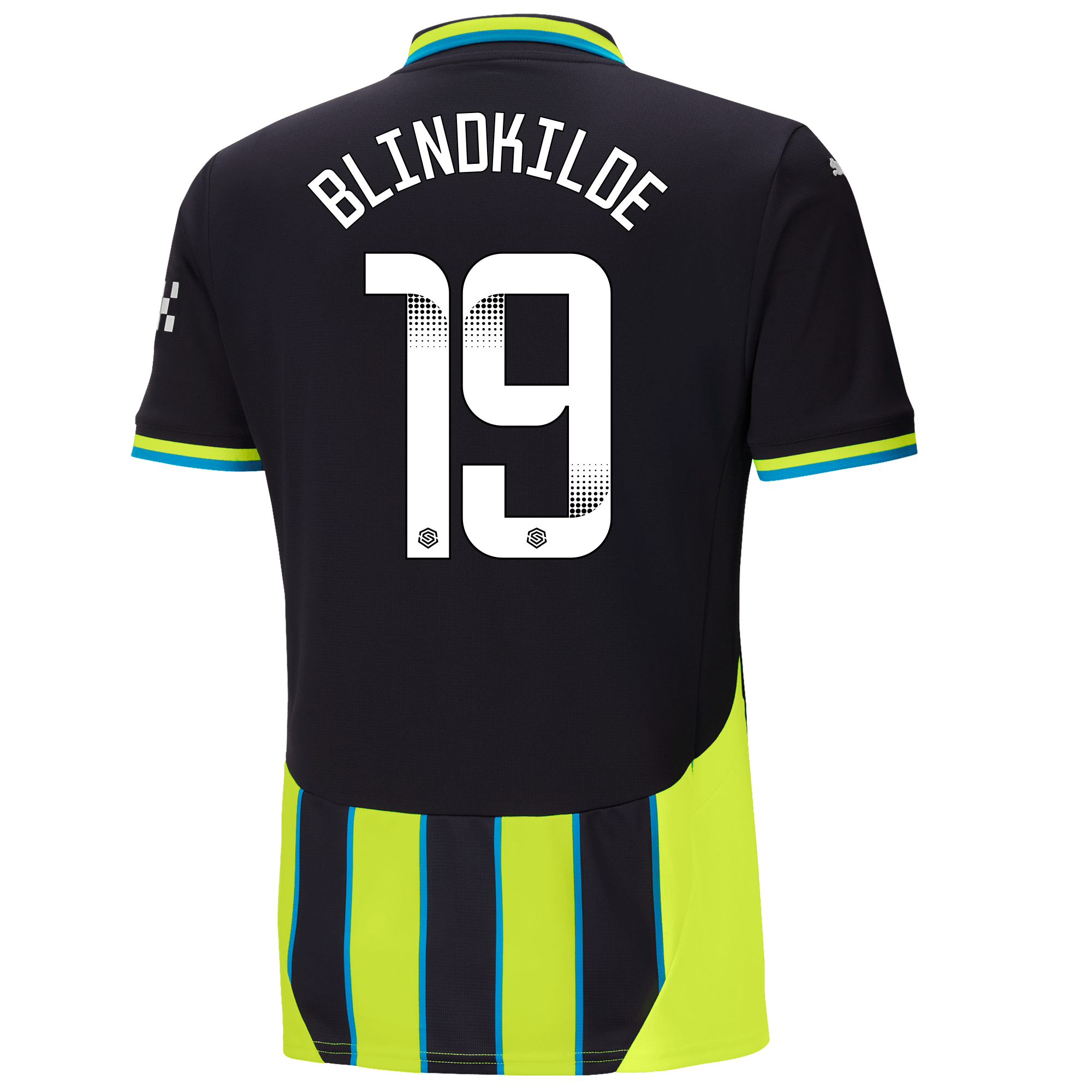 manchester city away jersey newnavy 202425 with blindkilde 19 printing | Offizieller Manchester City Store