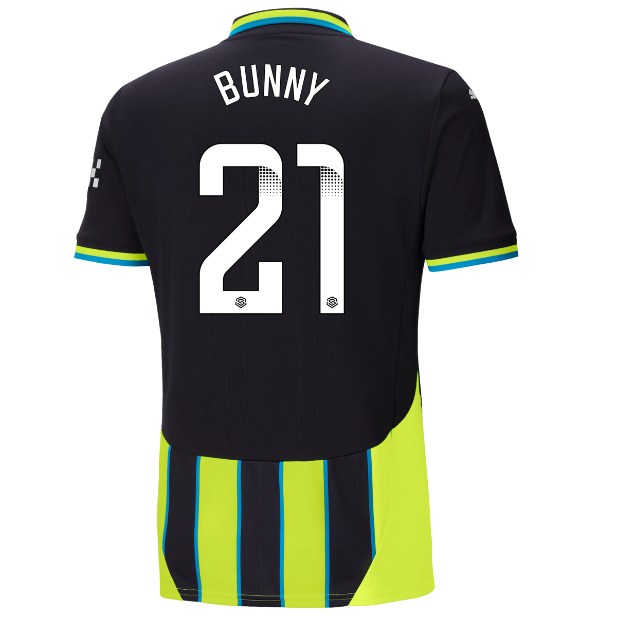 manchester city away jersey newnavy 202425 with bunny 21 printing | Offizieller Manchester City Store