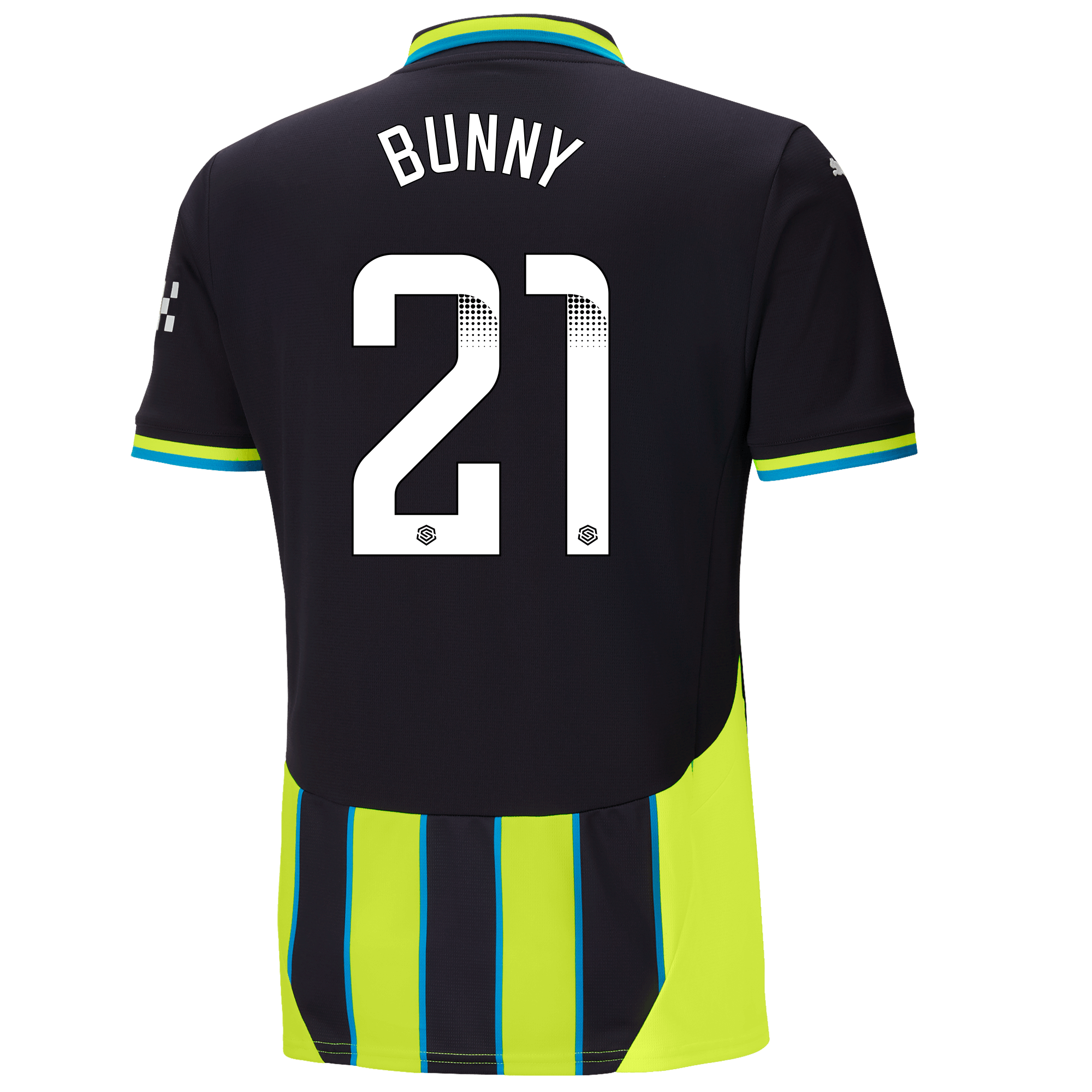 manchester city away jersey newnavy 202425 with bunny 21 printing | Offizieller Manchester City Store
