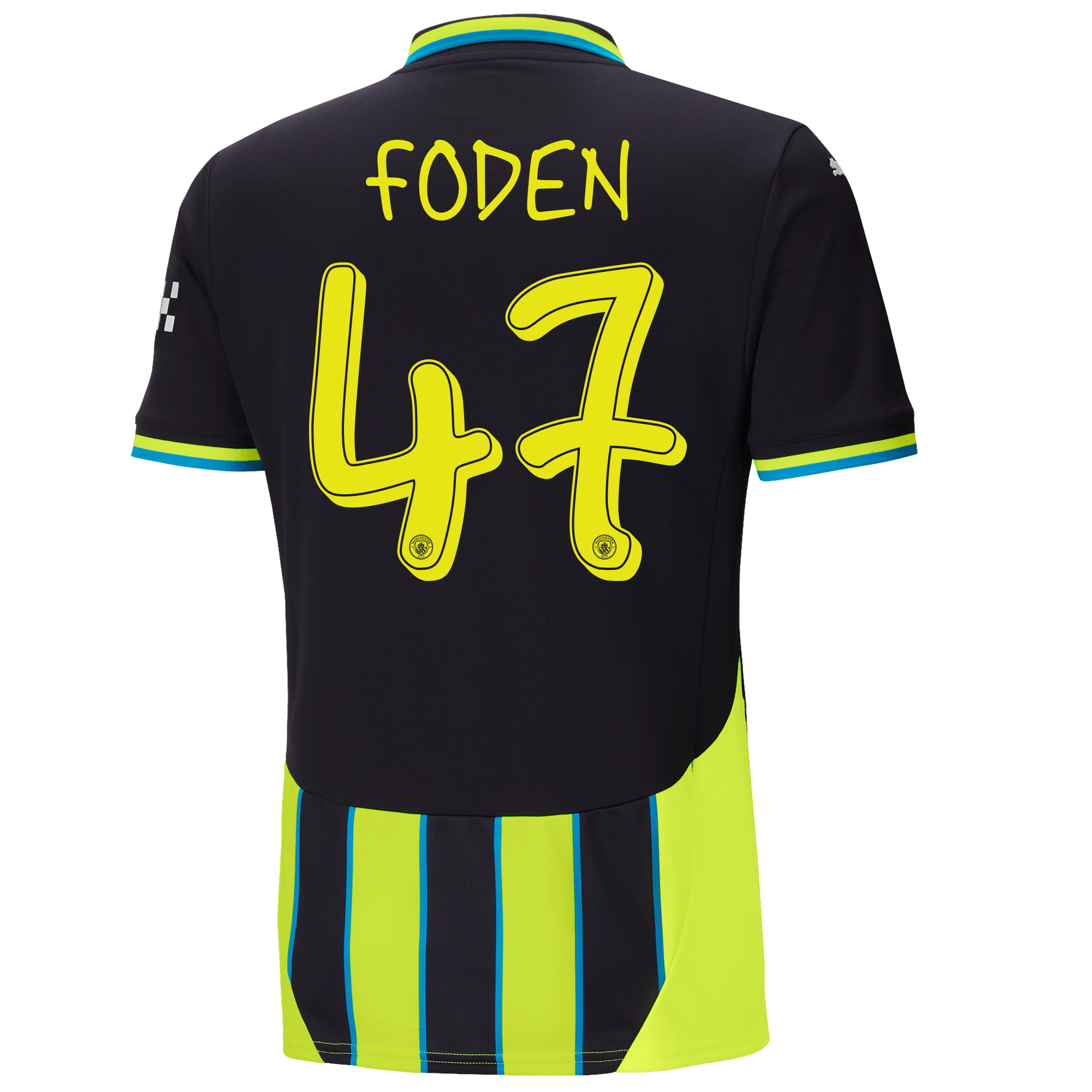 manchester city away jersey newnavy 202425 with foden 47 printing | Offizieller Manchester City Store