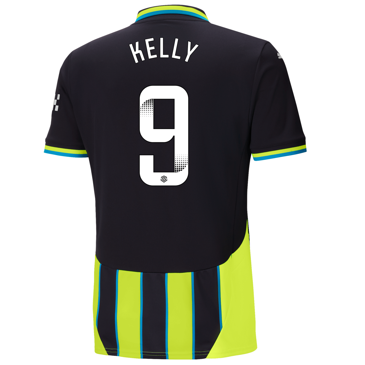 manchester city away jersey newnavy 202425 with kelly 9 printing | Offizieller Manchester City Store