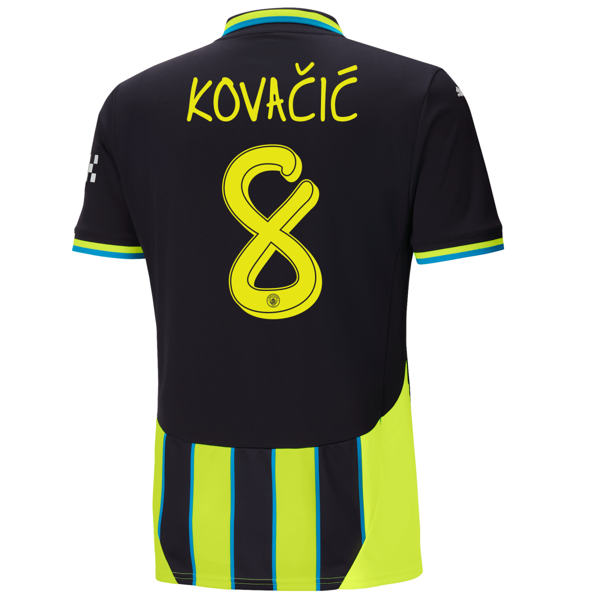 manchester city away jersey newnavy 202425 with kovaČiĆ 8 printing | Offizieller Manchester City Store
