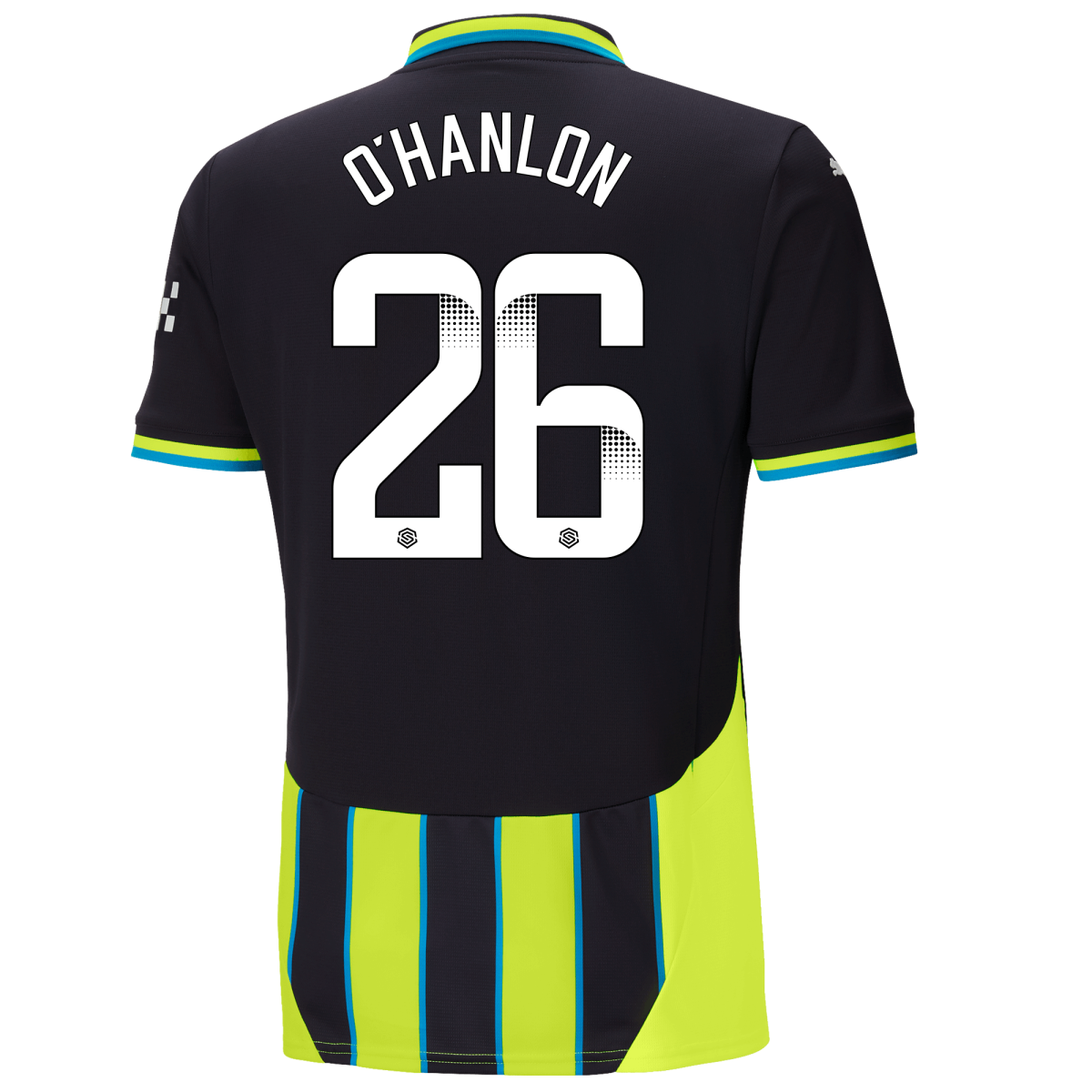 manchester city away jersey newnavy 202425 with ohanlon 26 printing | Offizieller Manchester City Store