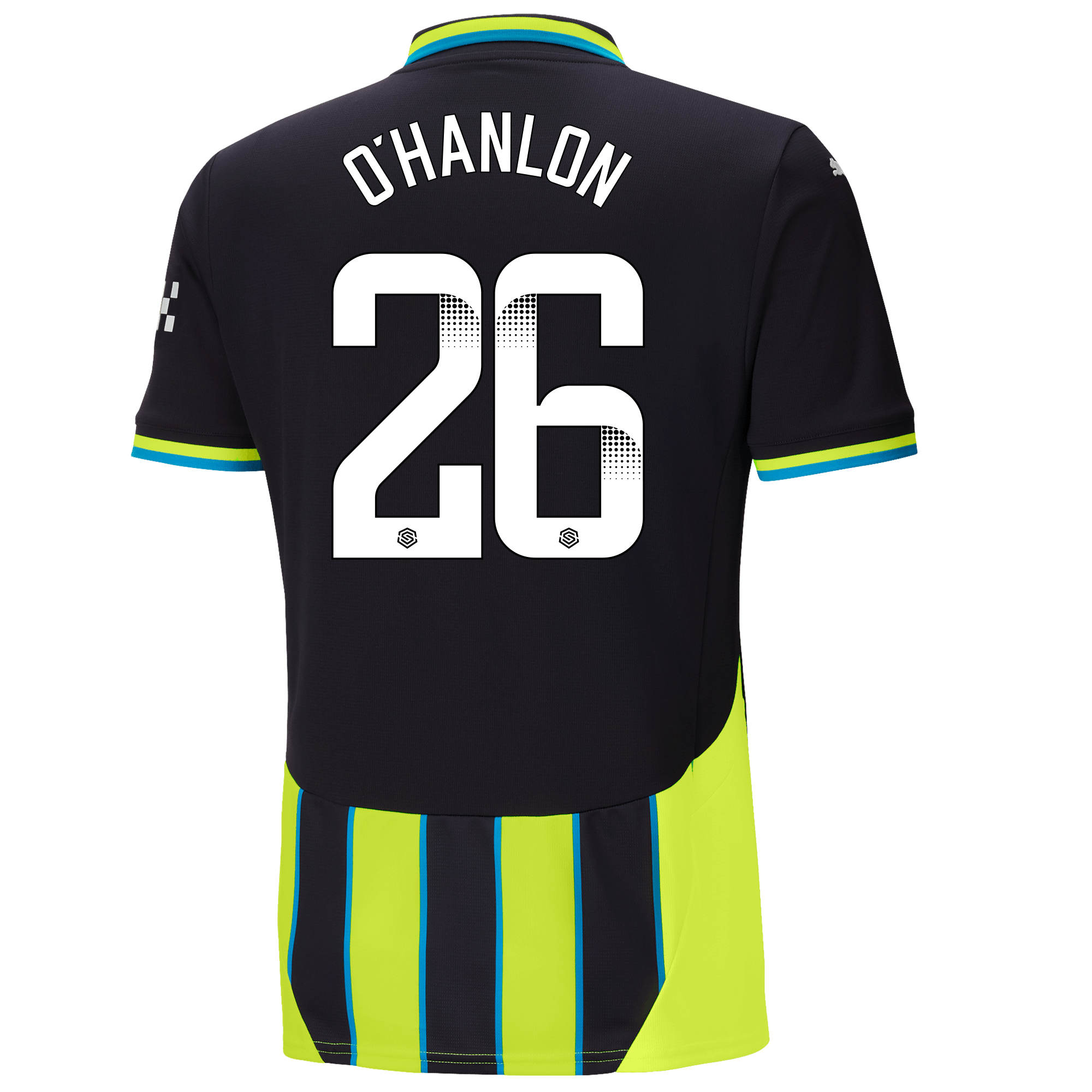 manchester city away jersey newnavy 202425 with ohanlon 26 printing | Offizieller Manchester City Store