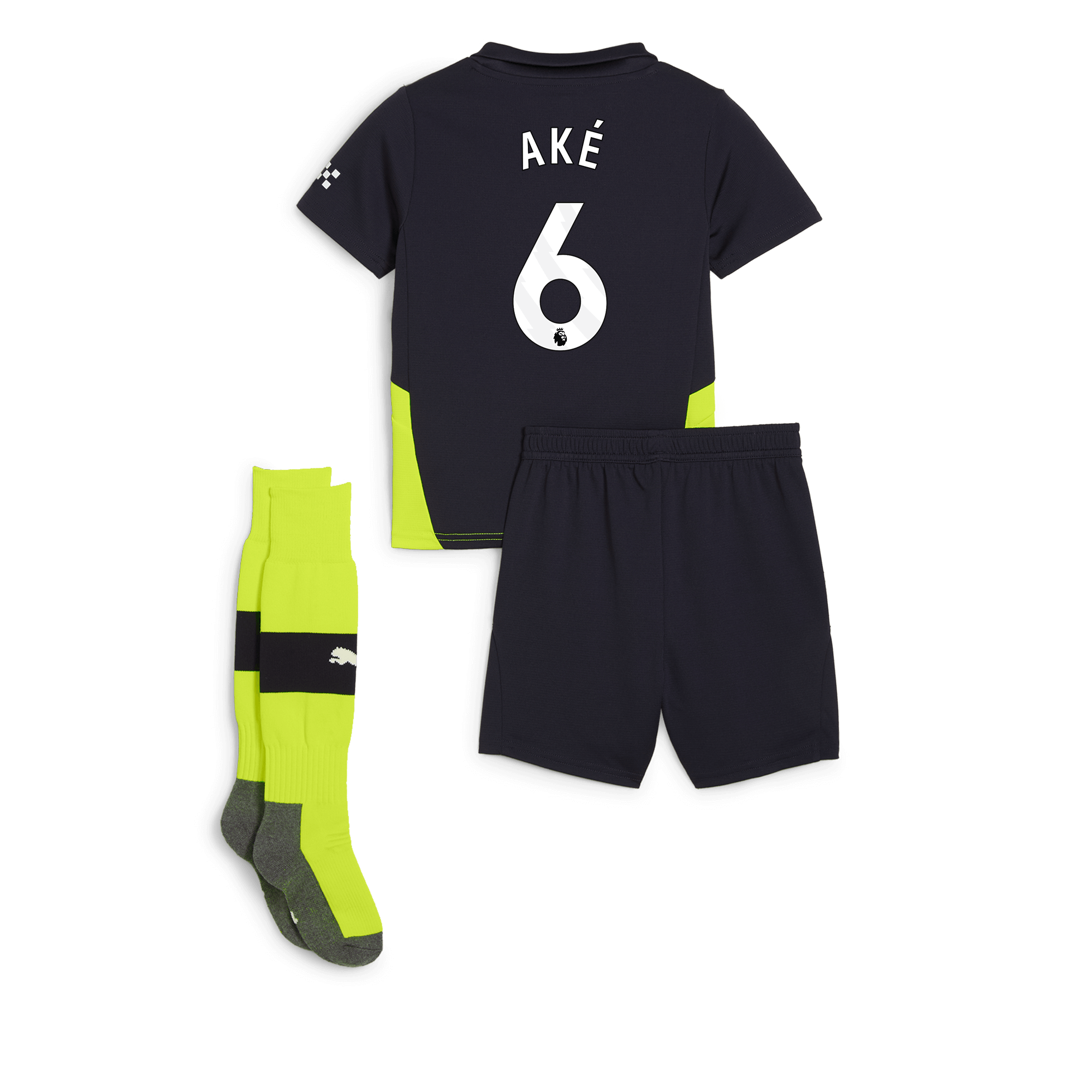manchester city away mini kit newnavy 202425 with akÉ 6 printing | Offizieller Manchester City Store