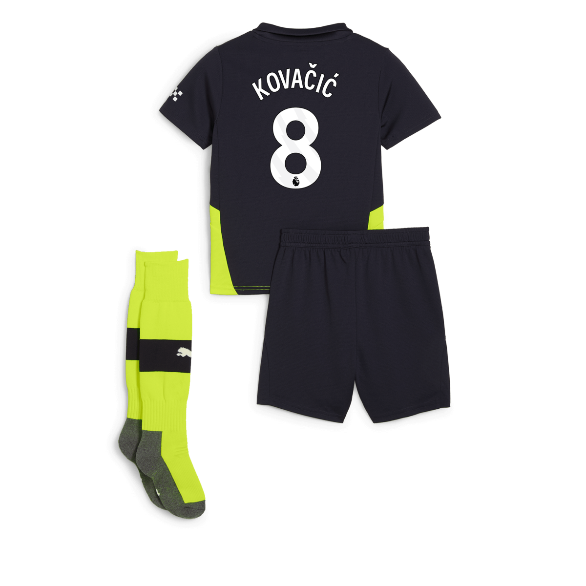 manchester city away mini kit newnavy 202425 with kovaČiĆ 8 printing | Offizieller Manchester City Store