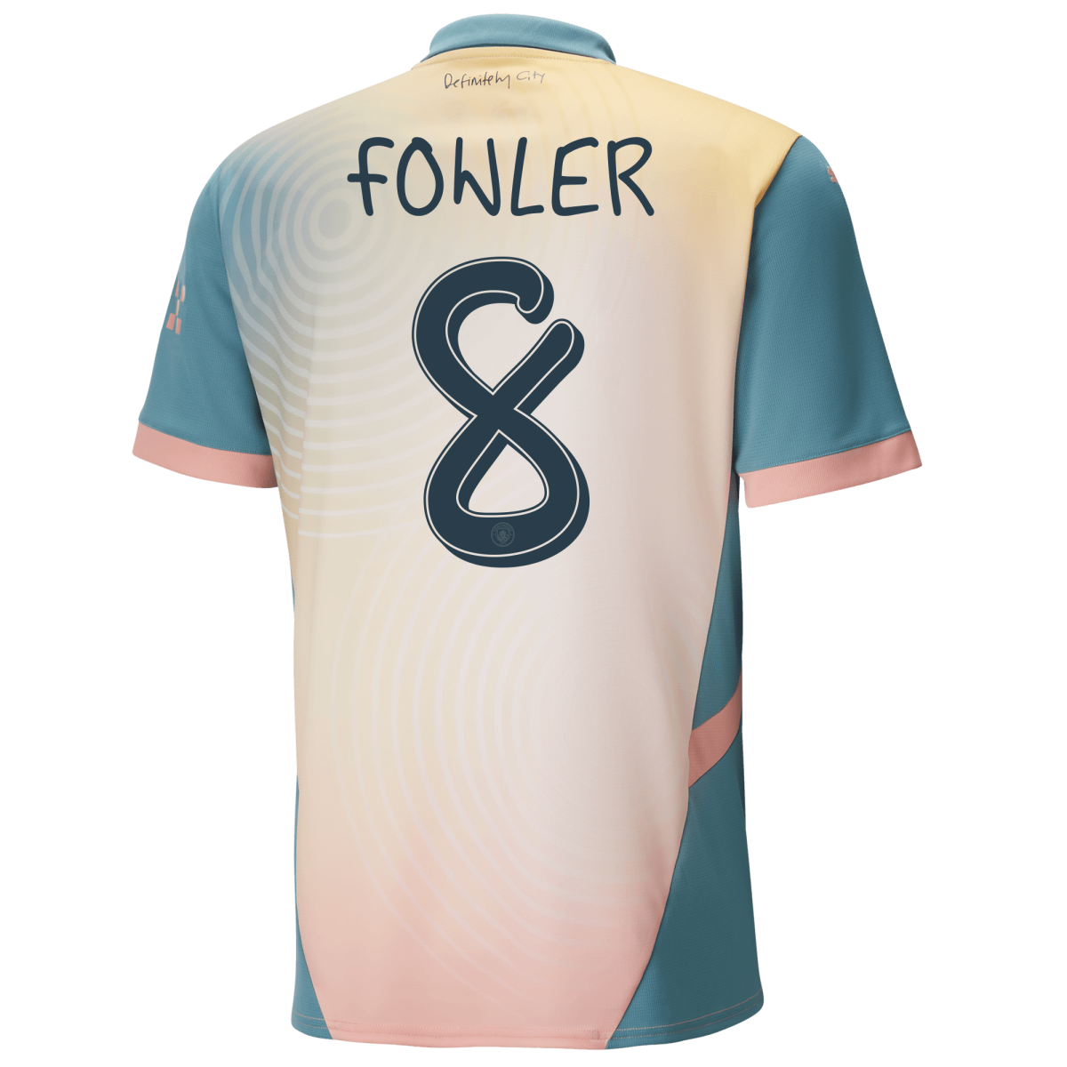 manchester city definitely city jersey pink 202425 with fowler 8 printing | Offizieller Manchester City Store