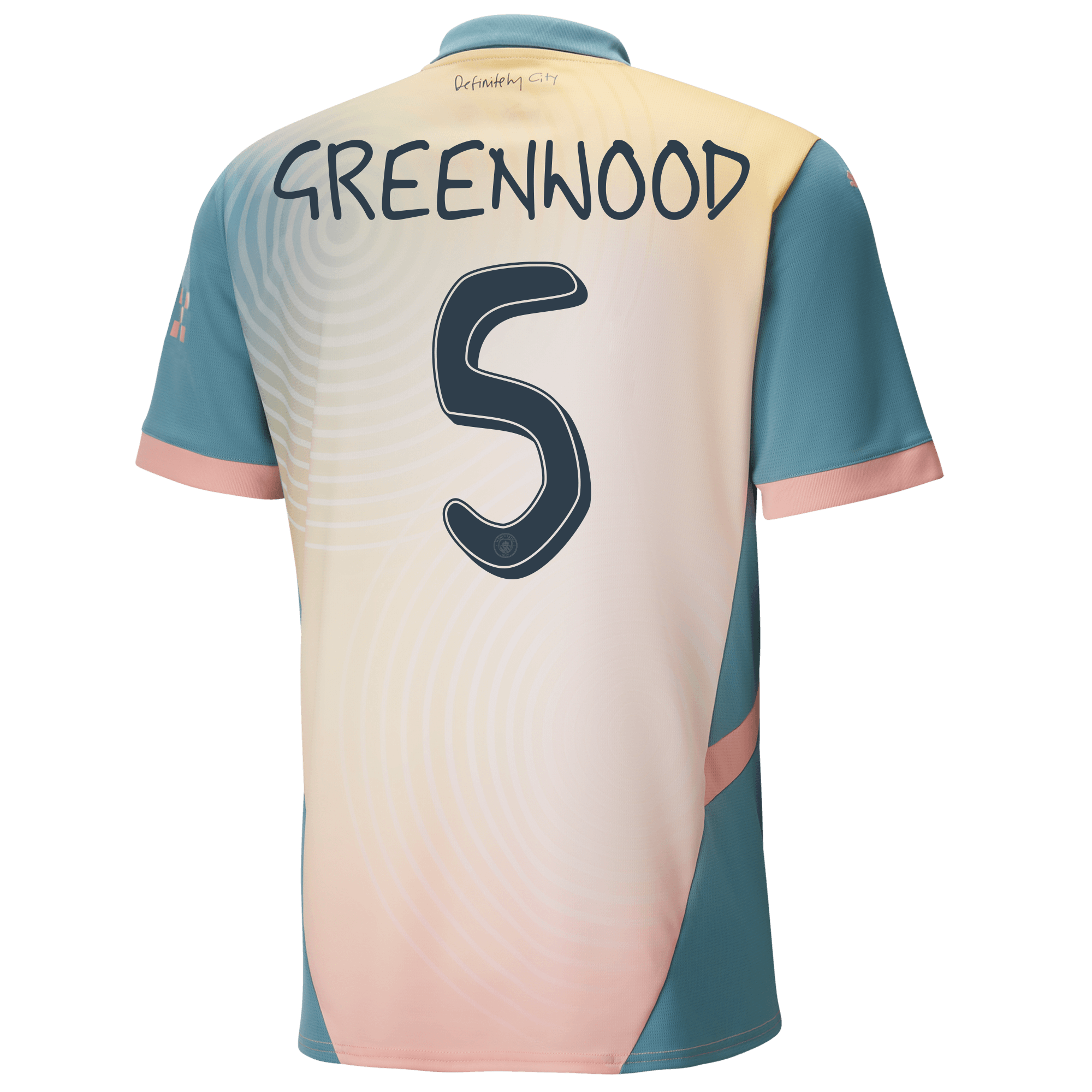 manchester city definitely city jersey pink 202425 with greenwood 5 printing | Offizieller Manchester City Store