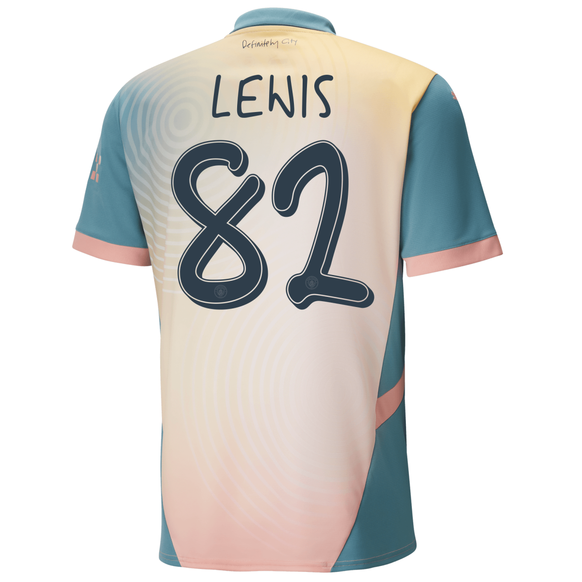manchester city definitely city jersey pink 202425 with lewis 82 printing | Offizieller Manchester City Store