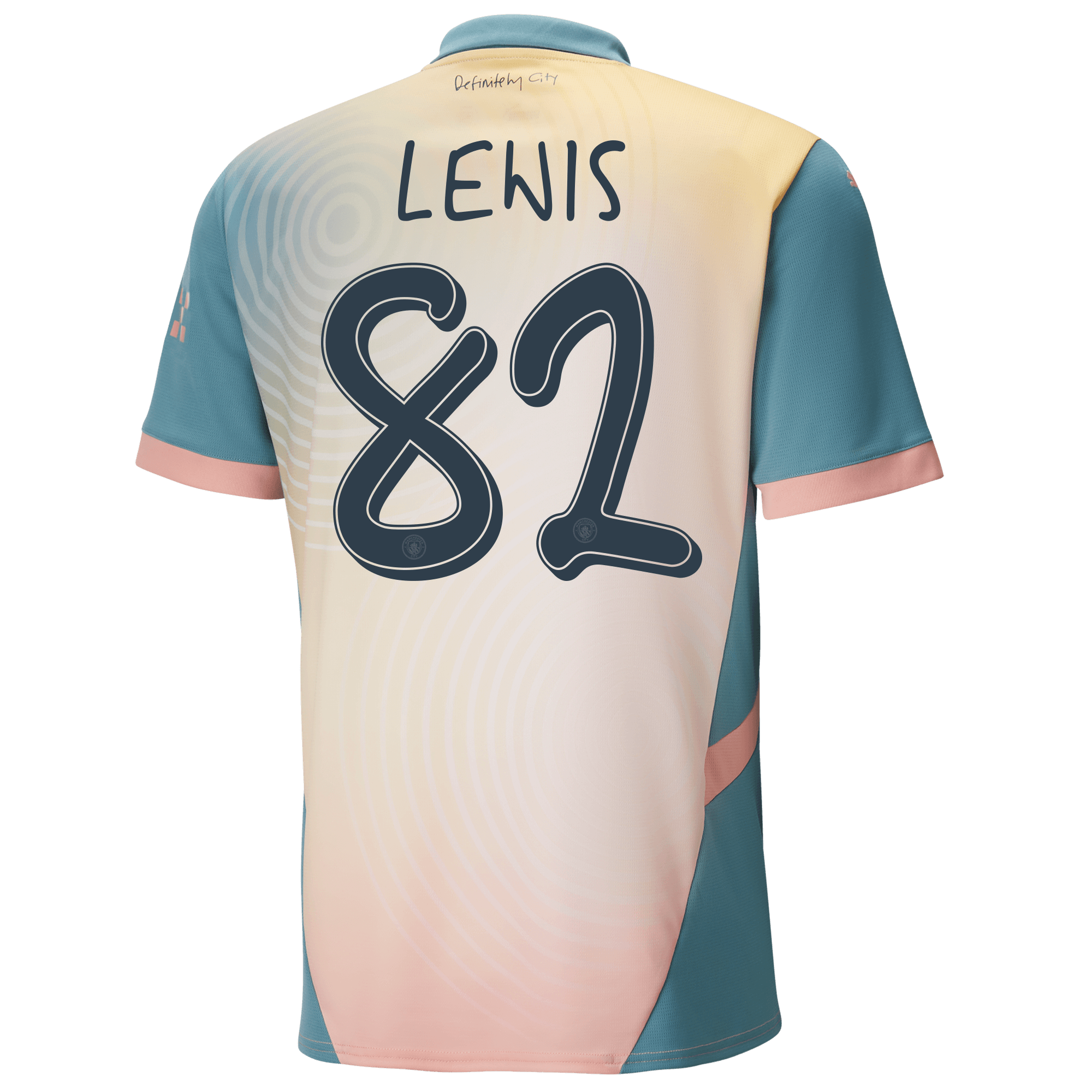 manchester city definitely city jersey pink 202425 with lewis 82 printing | Offizieller Manchester City Store