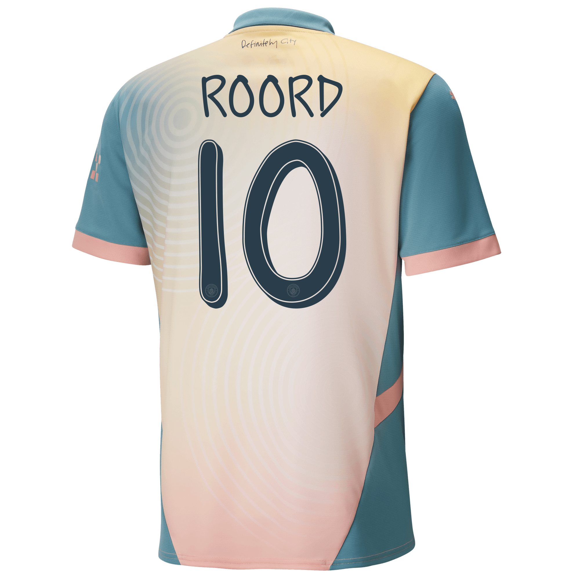 manchester city definitely city jersey pink 202425 with roord 10 printing | Offizieller Manchester City Store