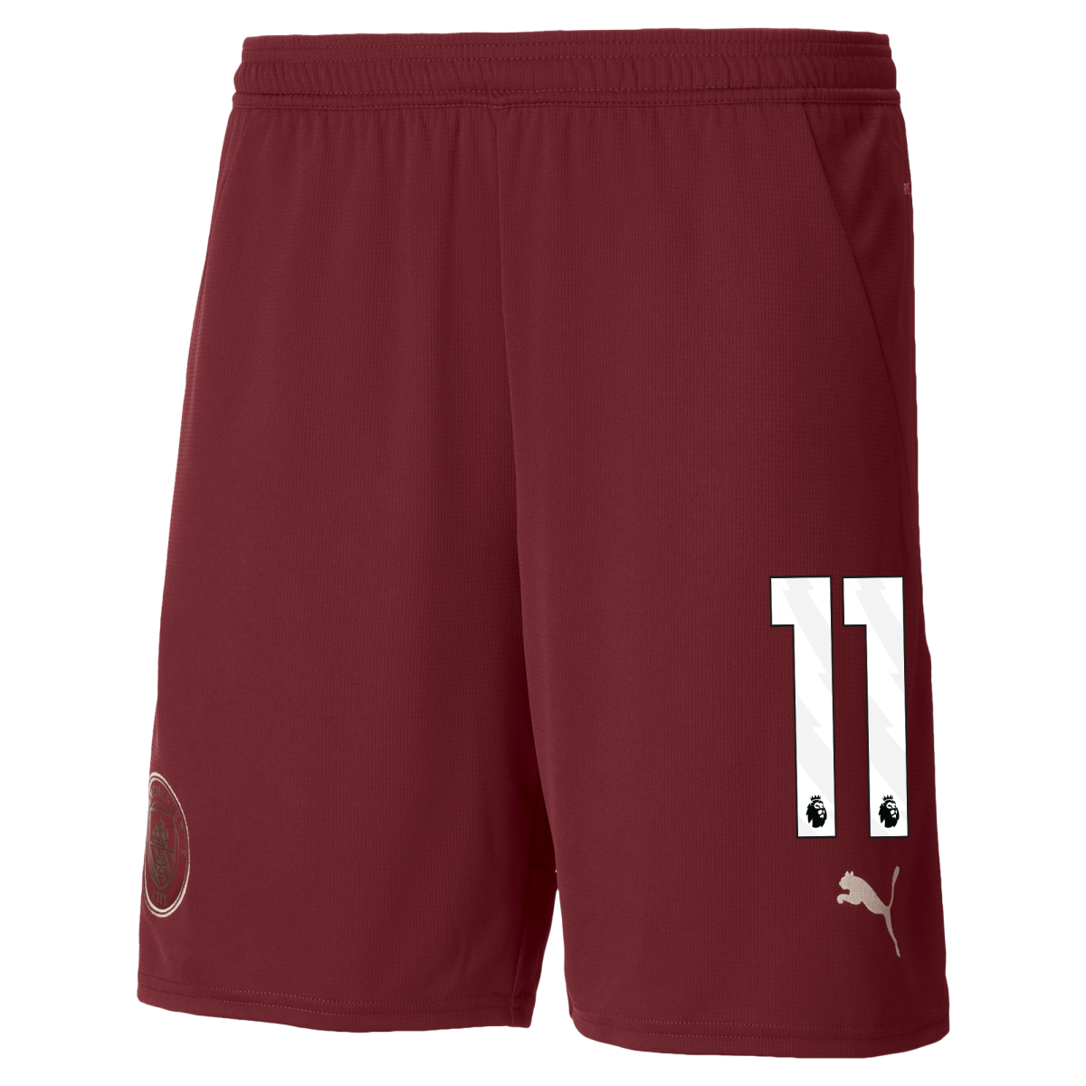manchester city football shorts burgundy 202425 with 11 | Offizieller Manchester City Store