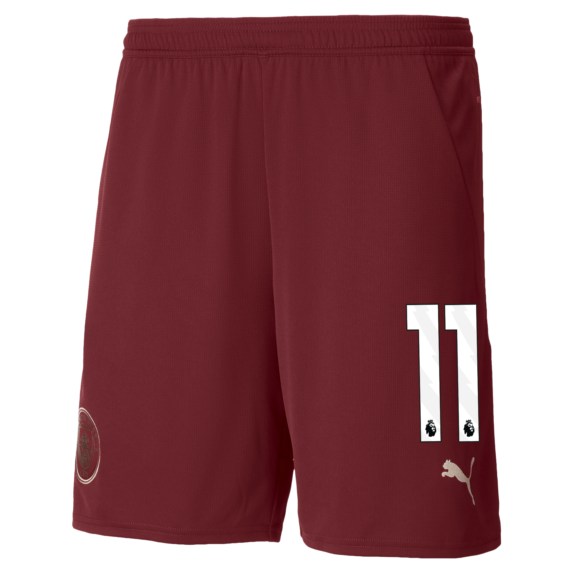 manchester city football shorts burgundy 202425 with 11 | Offizieller Manchester City Store