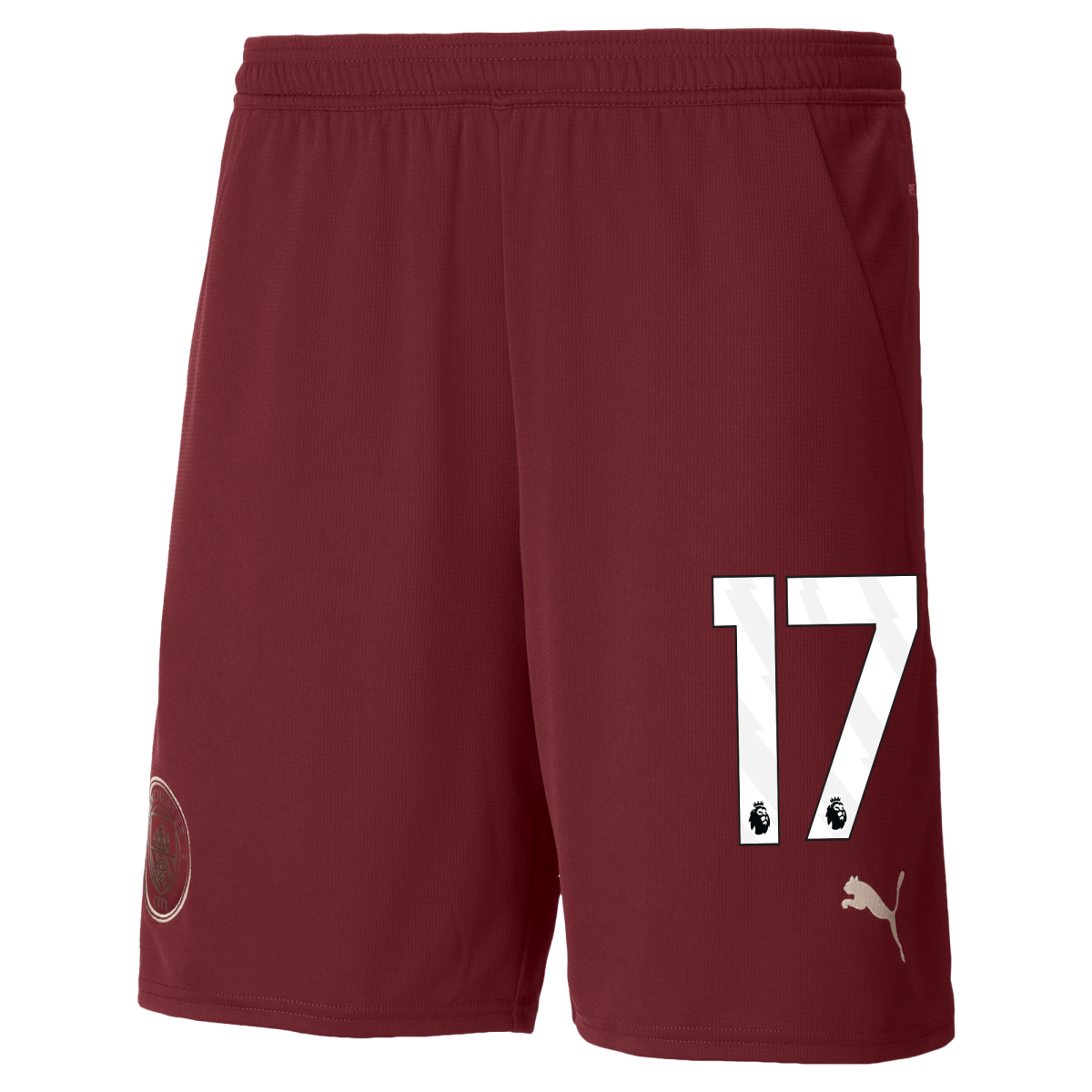 manchester city football shorts burgundy 202425 with 17 | Offizieller Manchester City Store