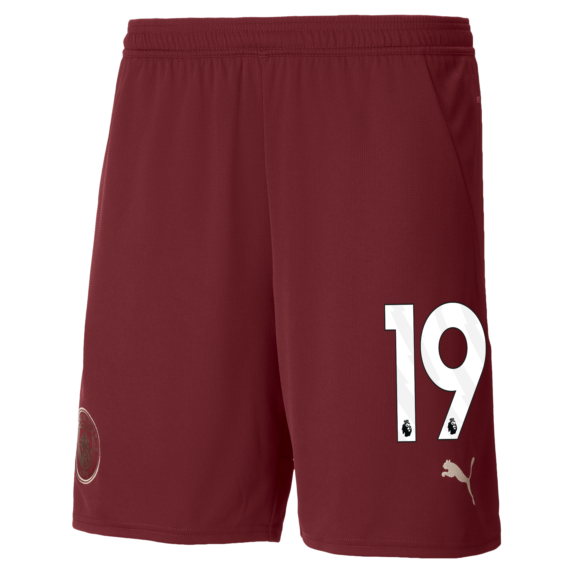 manchester city football shorts burgundy 202425 with 19 | Offizieller Manchester City Store