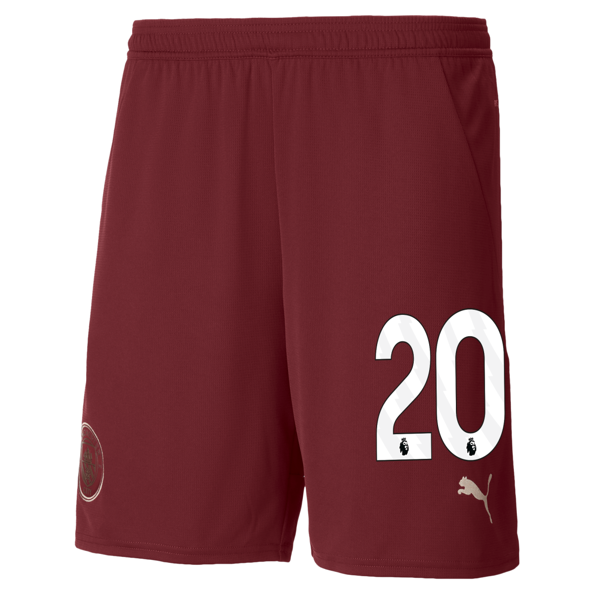 manchester city football shorts burgundy 202425 with 20 | Offizieller Manchester City Store