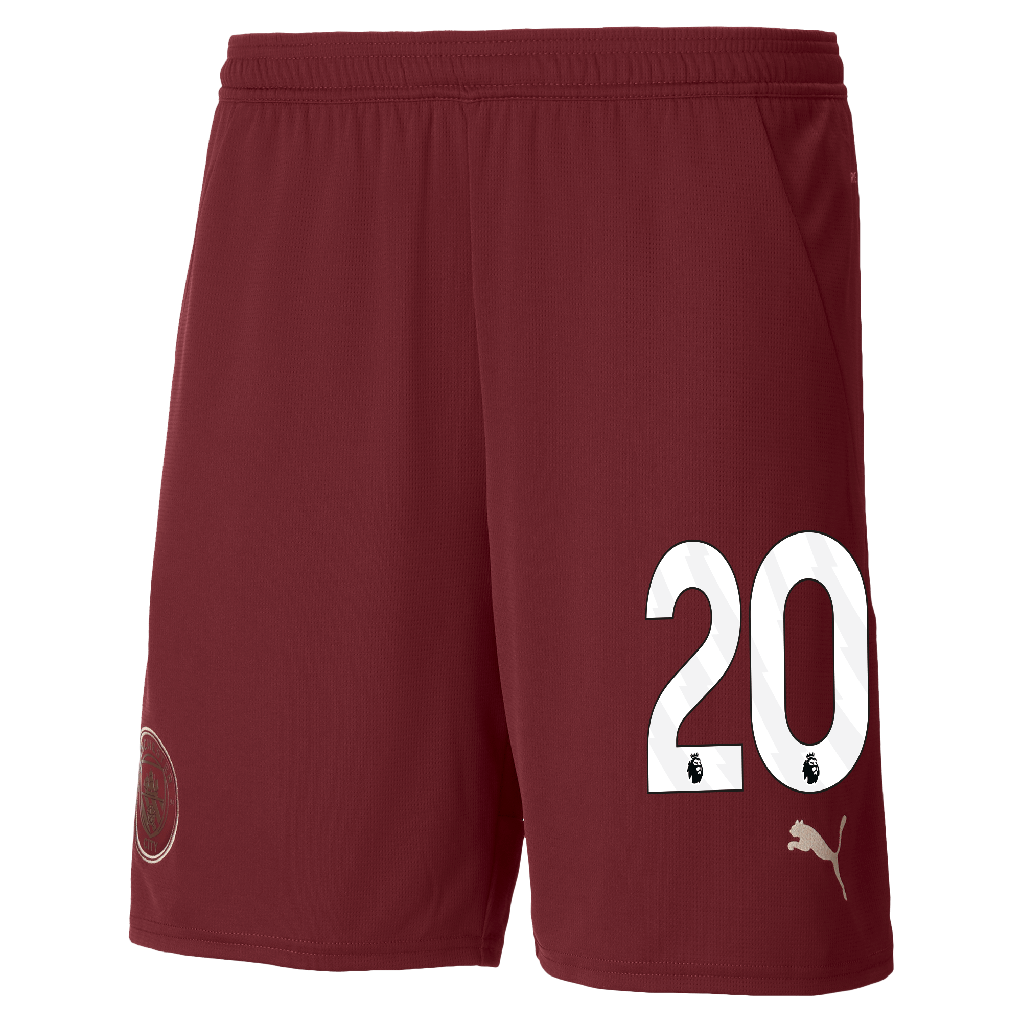 manchester city football shorts burgundy 202425 with 20 | Offizieller Manchester City Store