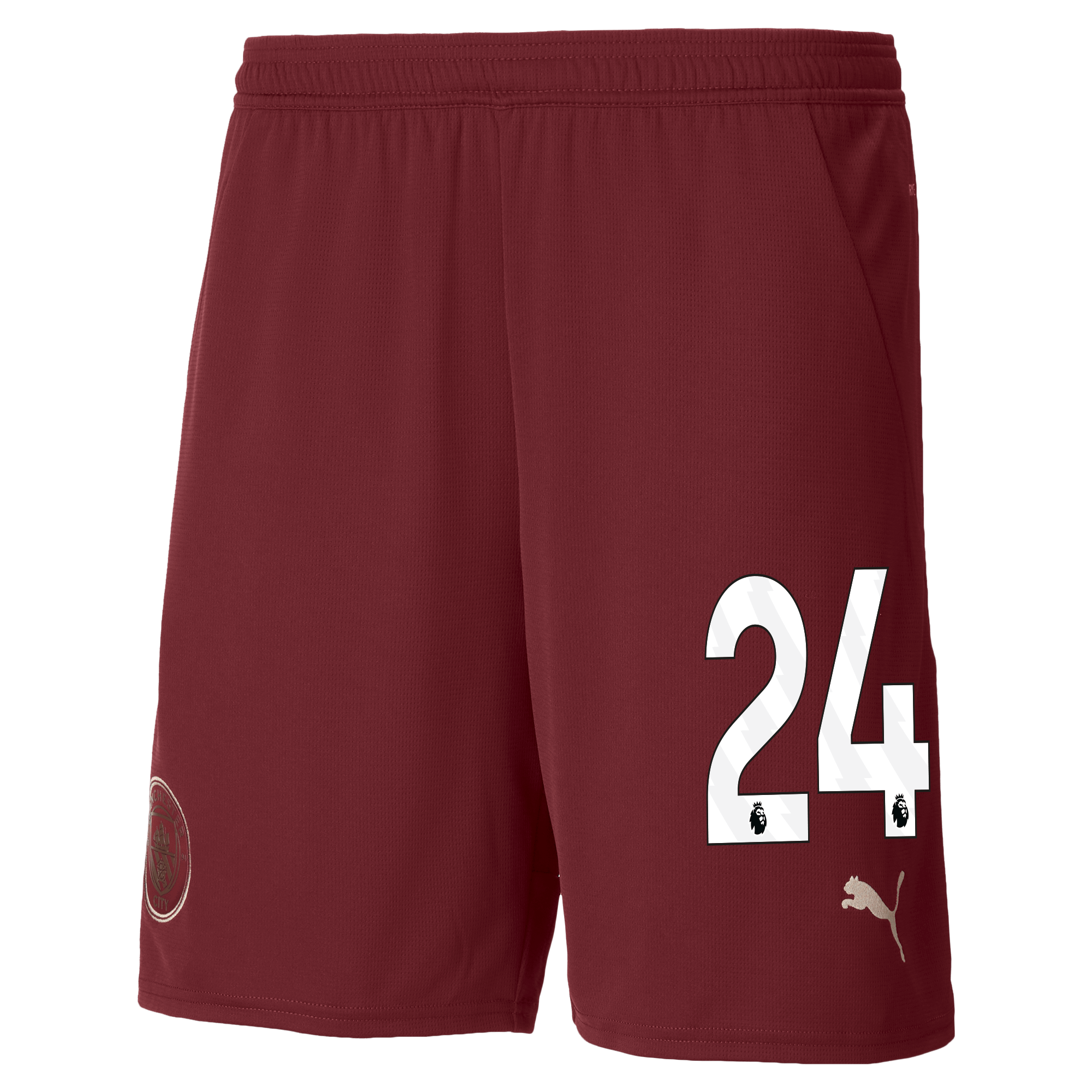 manchester city football shorts burgundy 202425 with 24 | Offizieller Manchester City Store