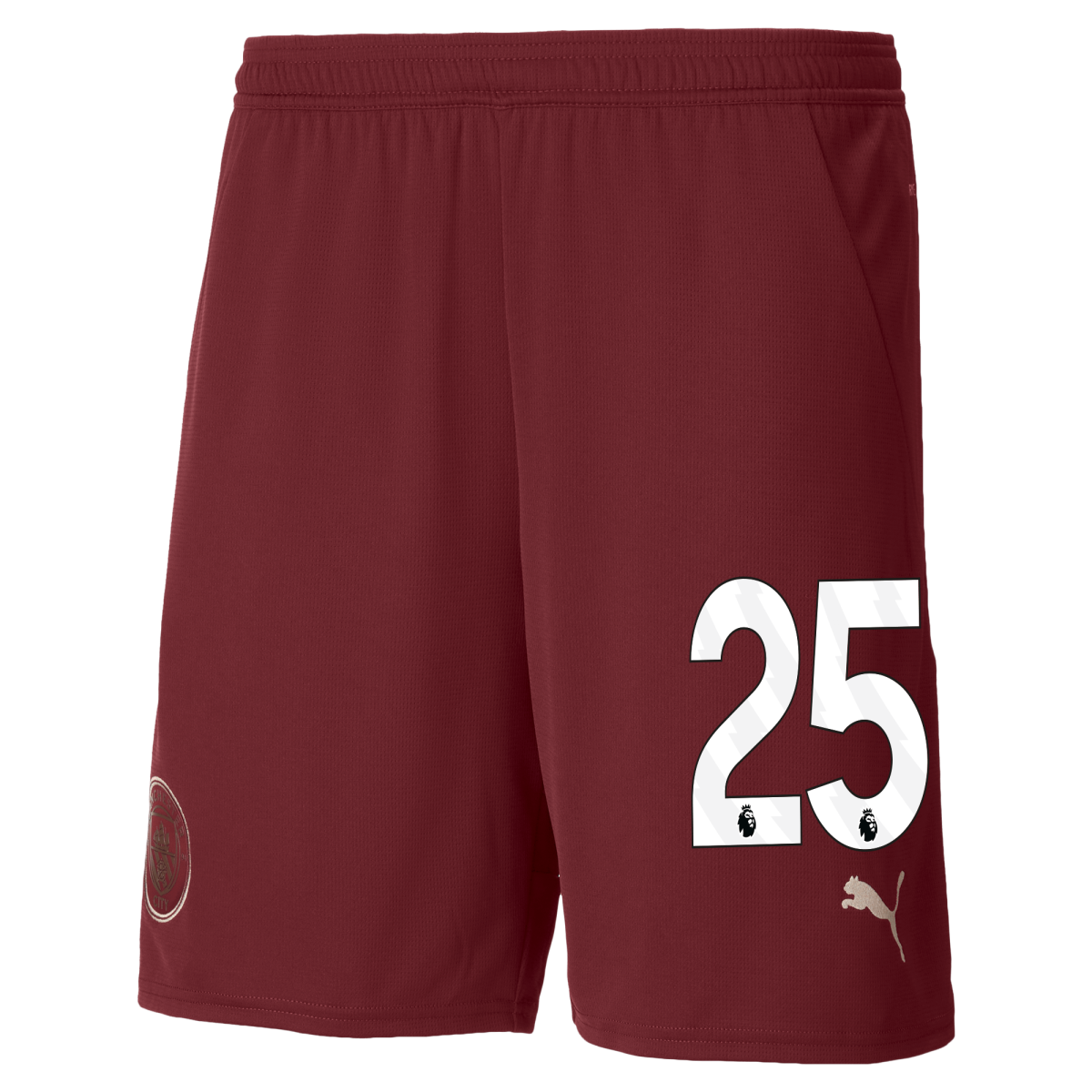 manchester city football shorts burgundy 202425 with 25 | Offizieller Manchester City Store