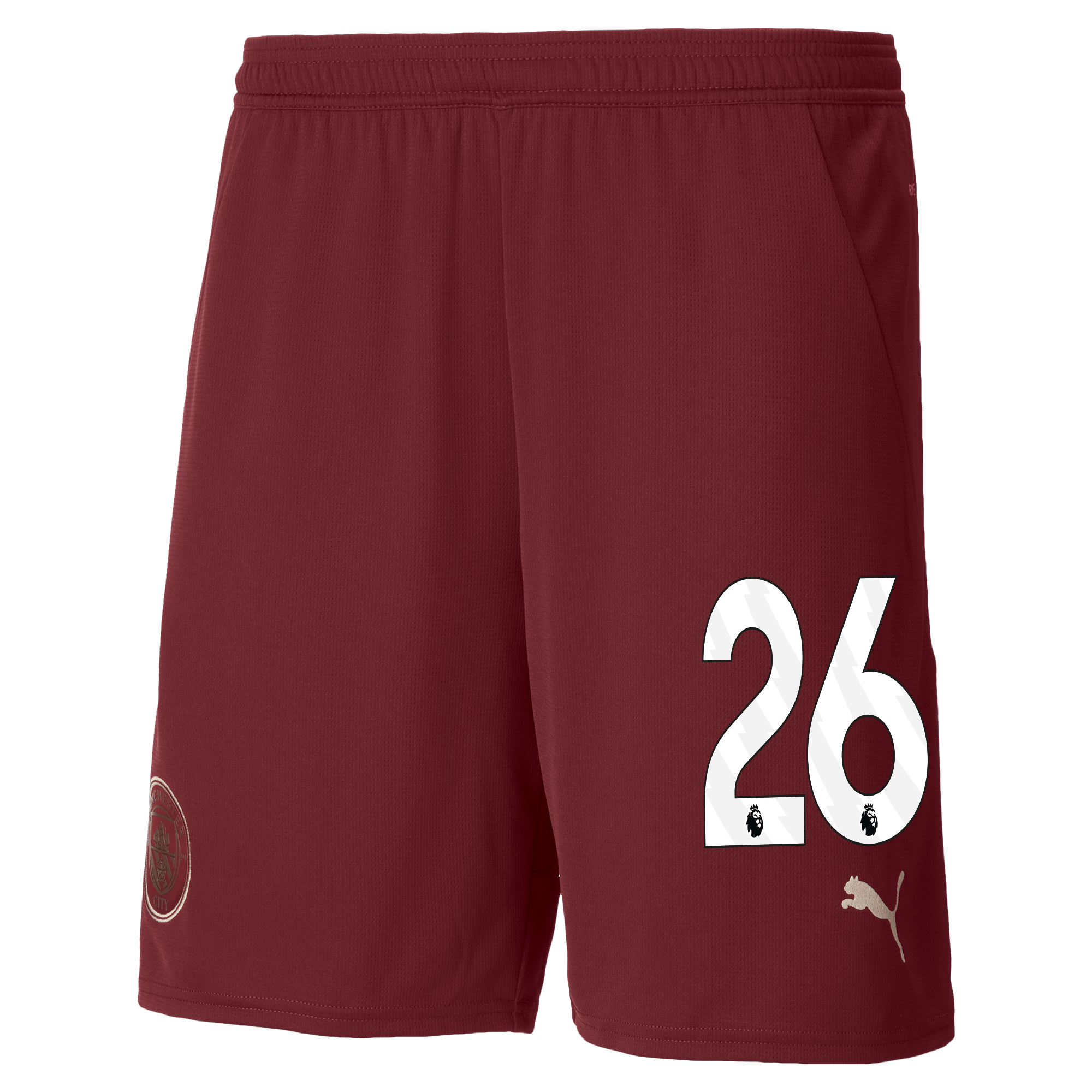 manchester city football shorts burgundy 202425 with 26 | Offizieller Manchester City Store
