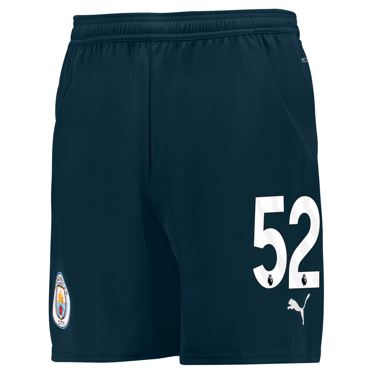 manchester city football shorts navy 202425 with 52 | Offizieller Manchester City Store