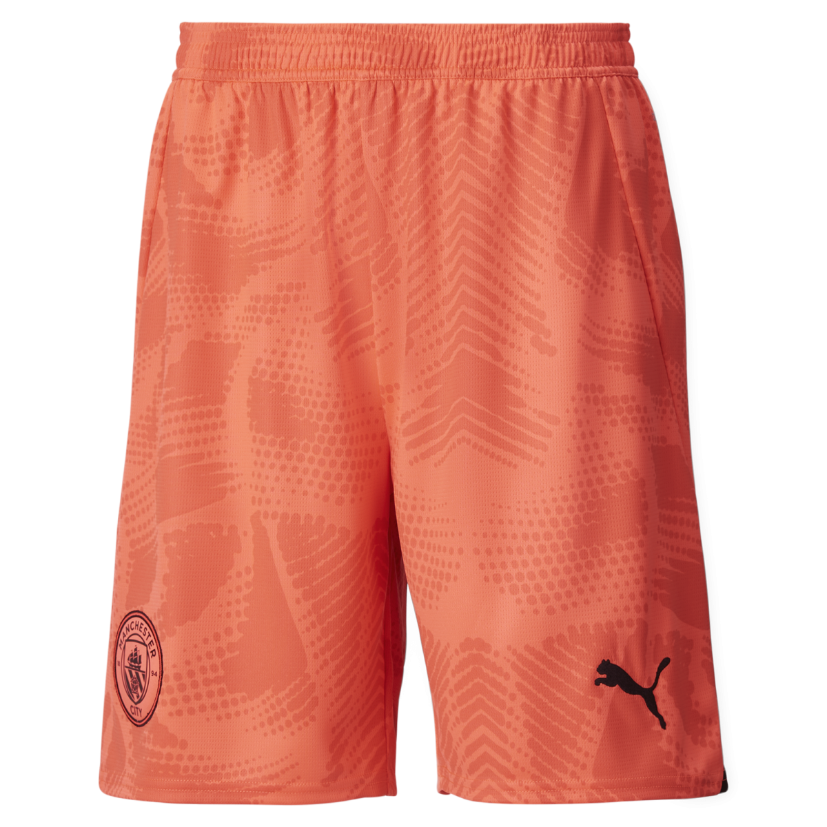 manchester city goalkeeper shorts orange 202425 with custom number | Offizieller Manchester City Store