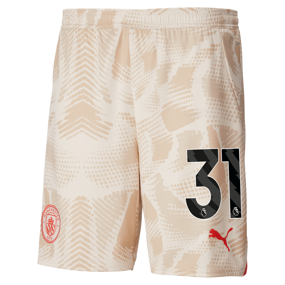 manchester city goalkeeper shorts white 202425 with 31 | Offizieller Manchester City Store