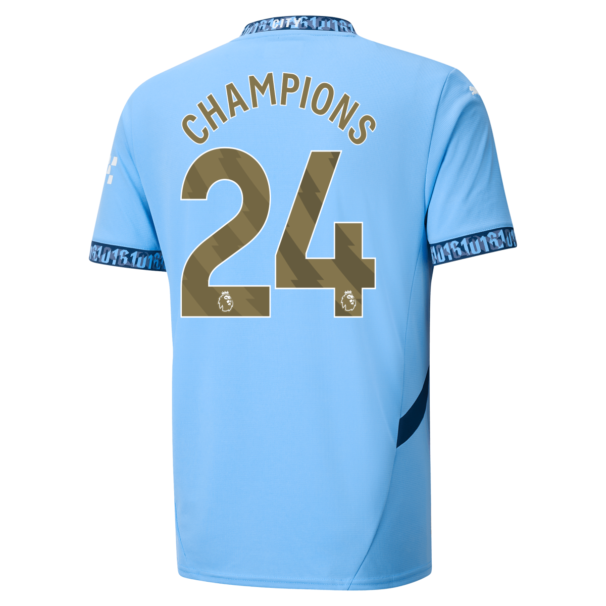 manchester city heimtrikot 202425 mit champions 24 aufdruck | Offizieller Manchester City Store
