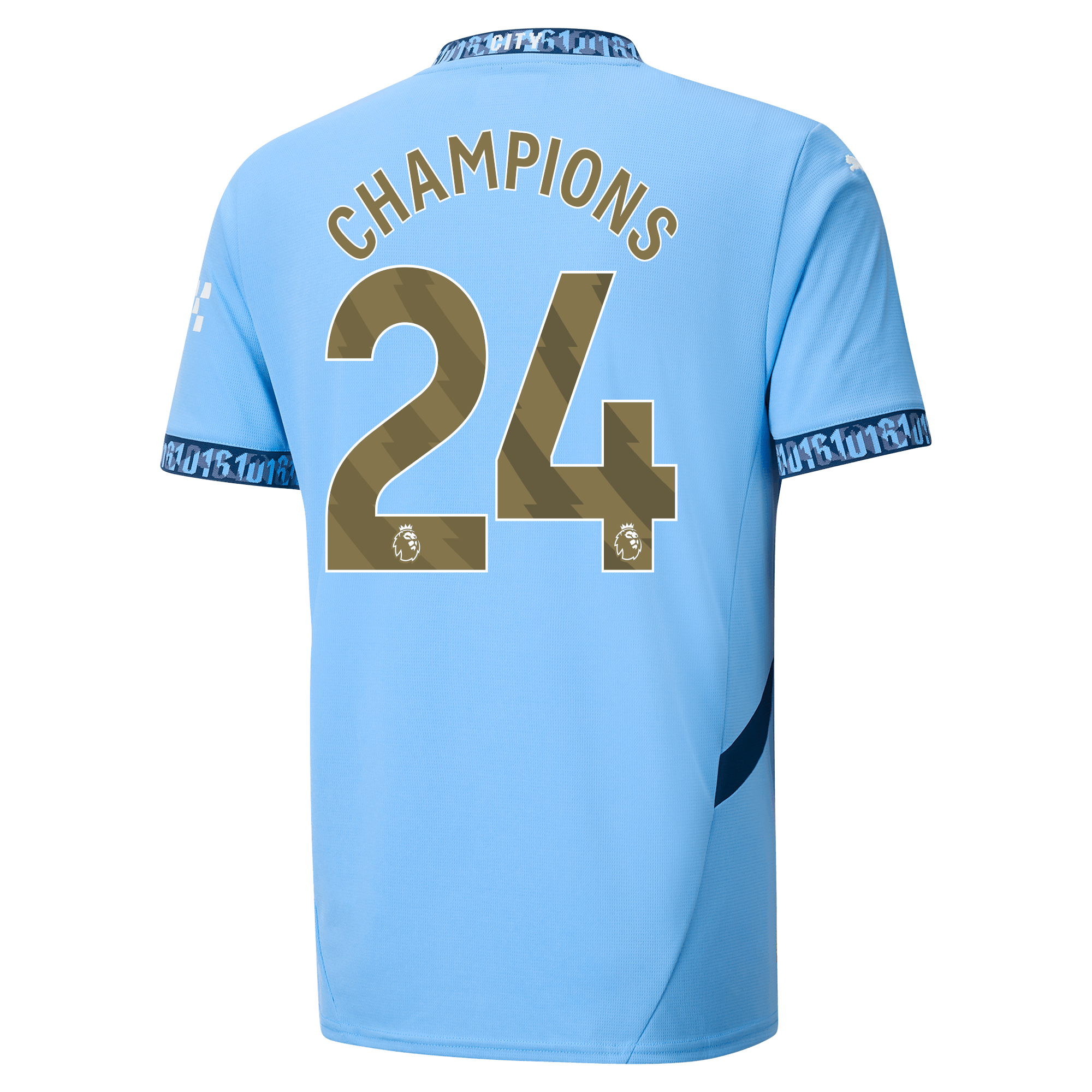 manchester city heimtrikot 202425 mit champions 24 aufdruck | Offizieller Manchester City Store