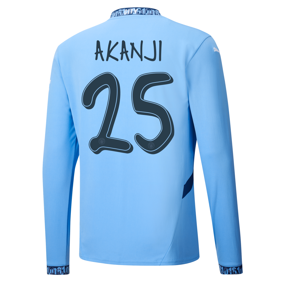 manchester city heimtrikot langarm 202425 mit akanji 25 aufdruck | Offizieller Manchester City Store