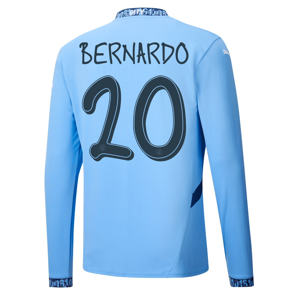 manchester city heimtrikot langarm 202425 mit bernardo 20 aufdruck | Offizieller Manchester City Store